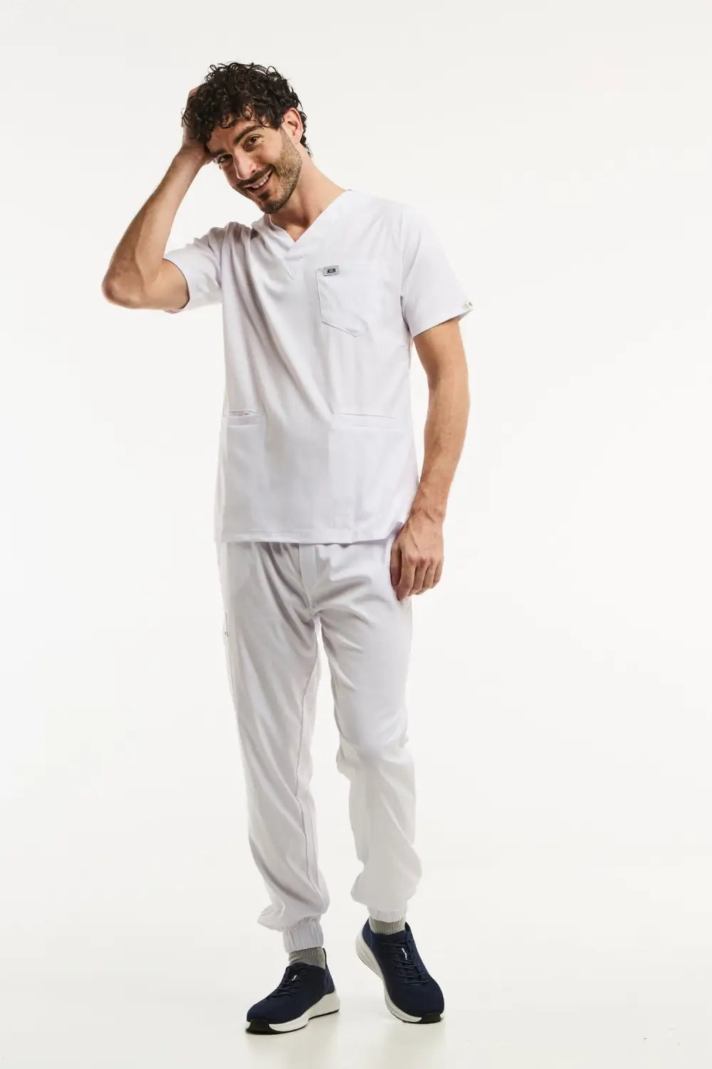 Aelin LUCA Tenue médicale blanche homme série limitée