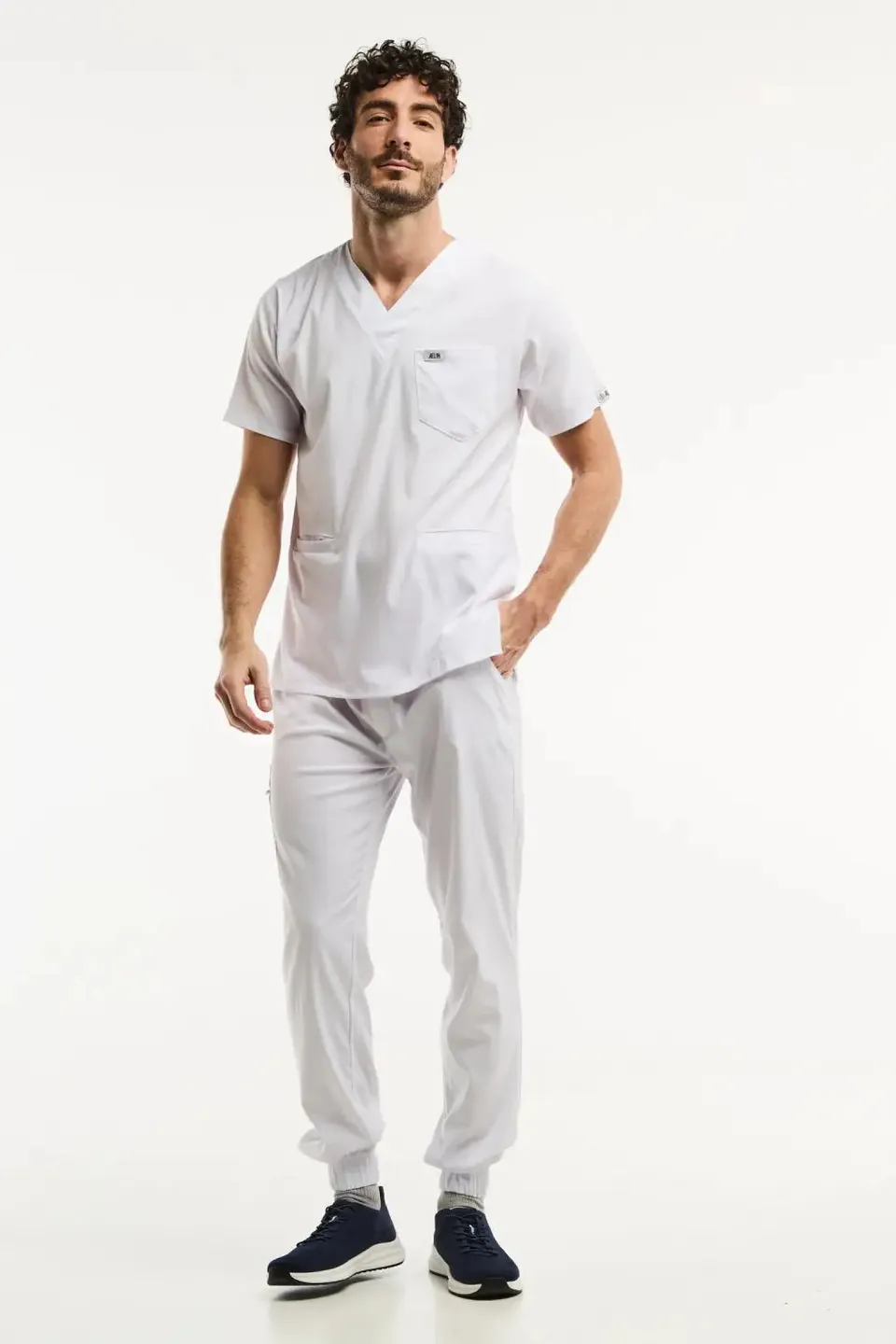 Aelin LUCA Tenue médicale blanche homme série limitée