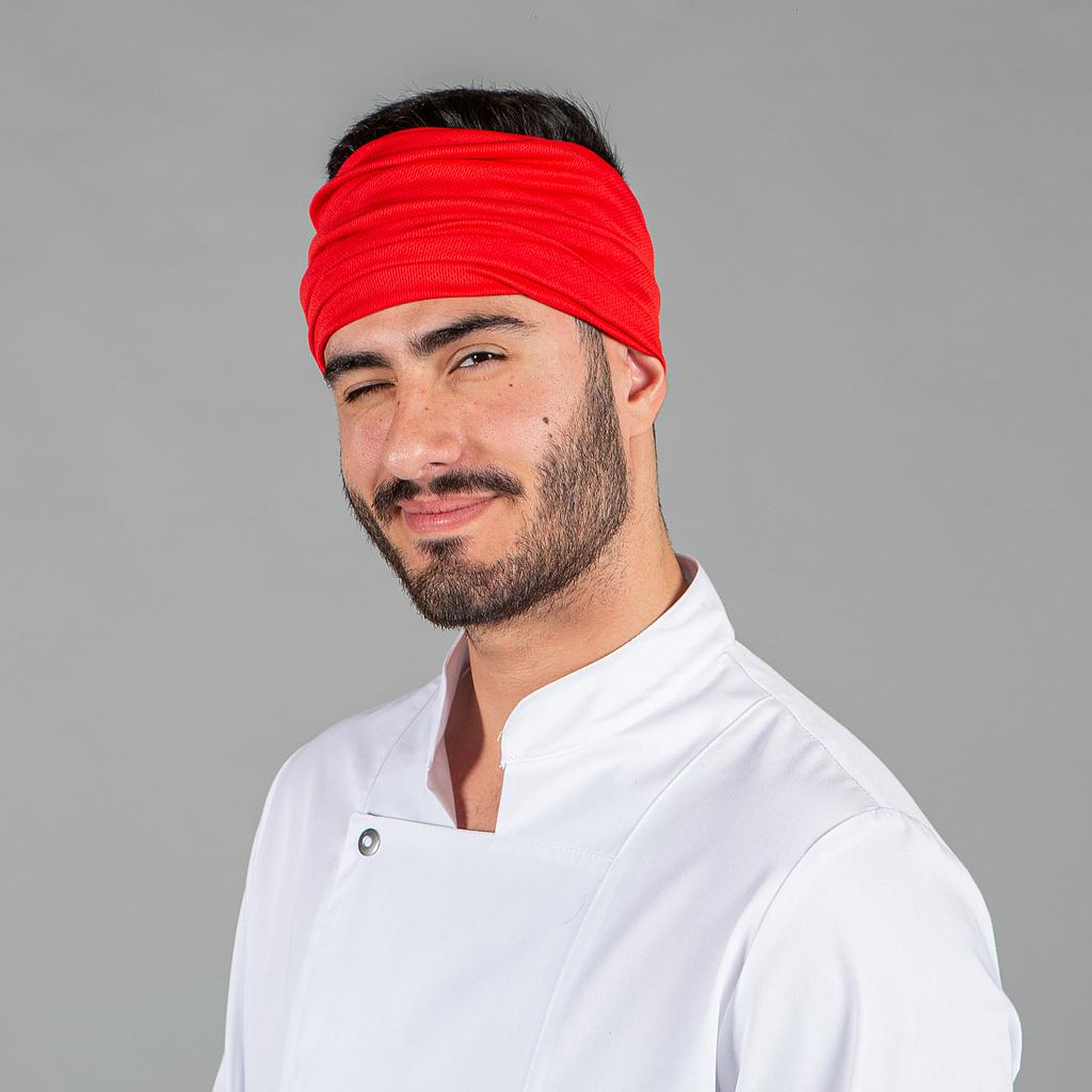 GARY'S Bandana Plain bandana blanc taille unique respirant