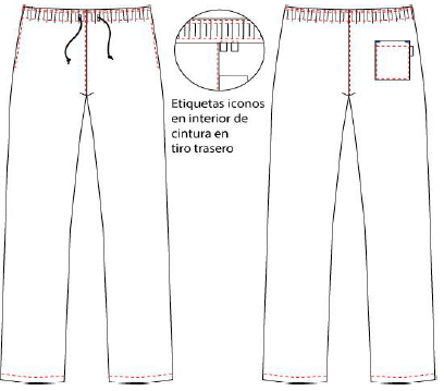 Gary's Naturewear pantalon unisexe blanc coton bio