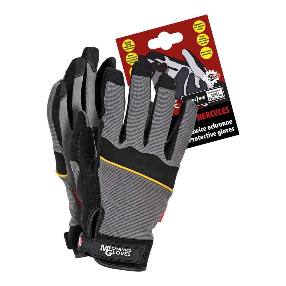 Reis Hercules Rmc gants mécanicien gris/noir taille L lot 12