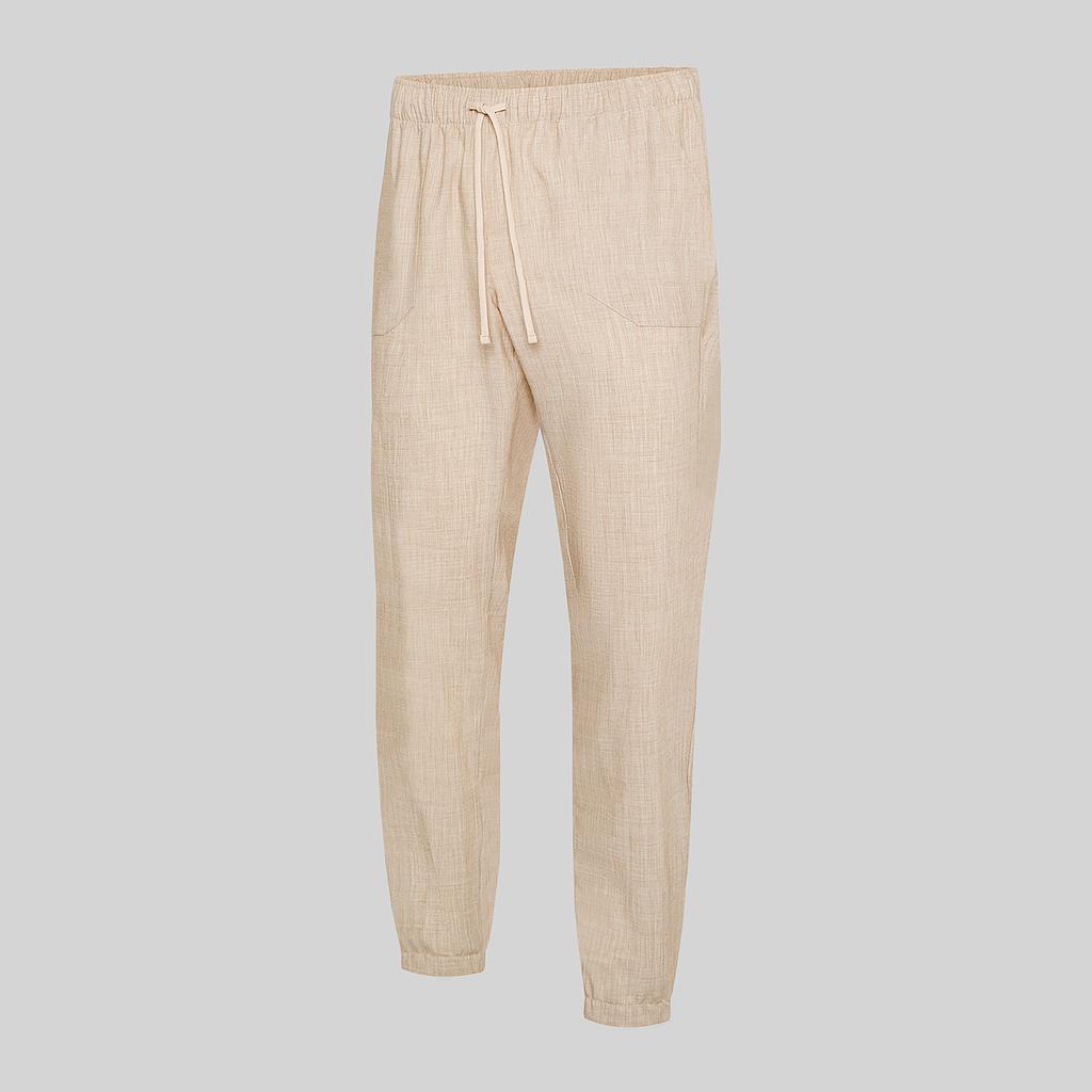 GARY'S Jogger Pantalon Travail Beige Cordon Élastique