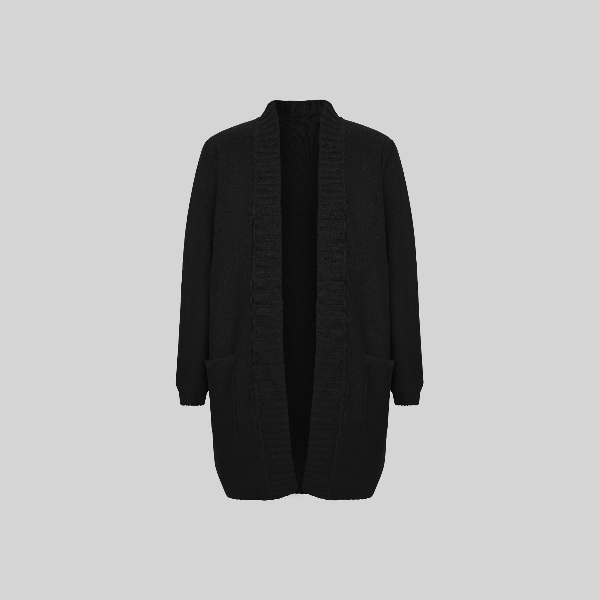 Gary's gilet tricot femme noire cardigan poches taille M