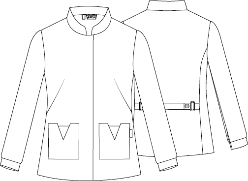 GARY'S Claudia blouse femme blanche col mao