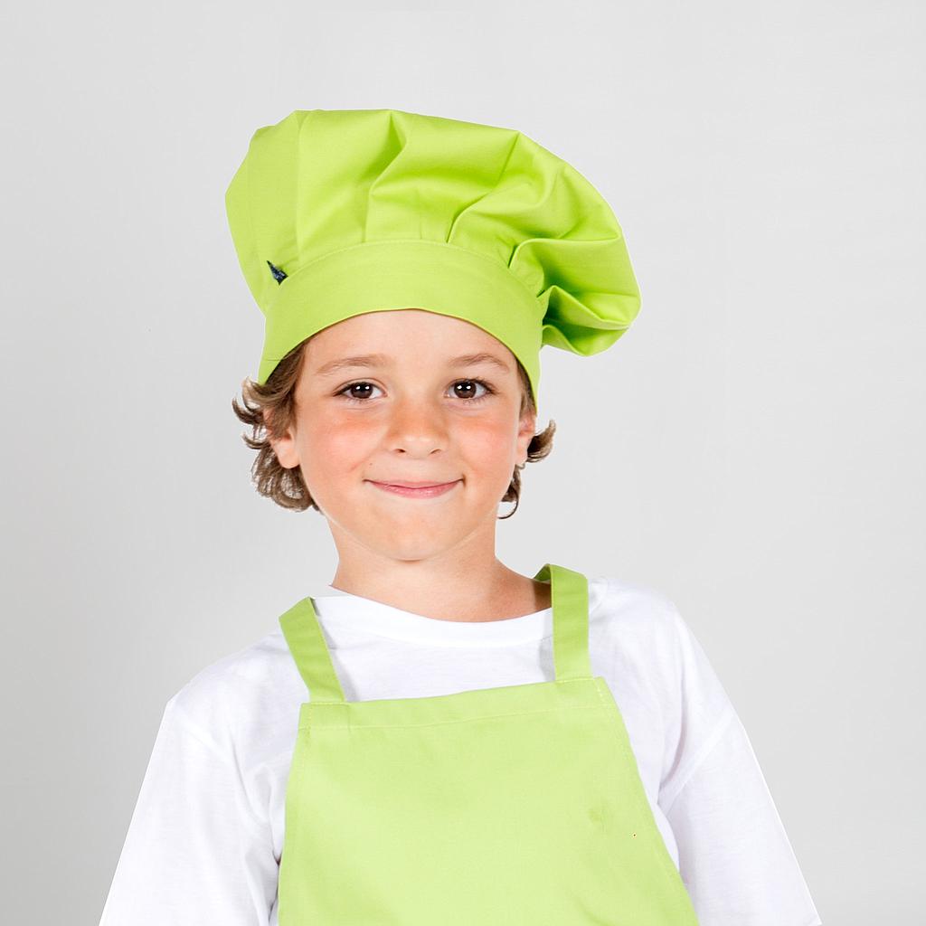 Gary's Children Toque Chef Enfant Turquoise Taille 6 Velcro