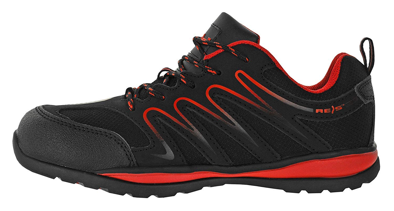 Reis Ecudaor chaussure travail noir rouge 41