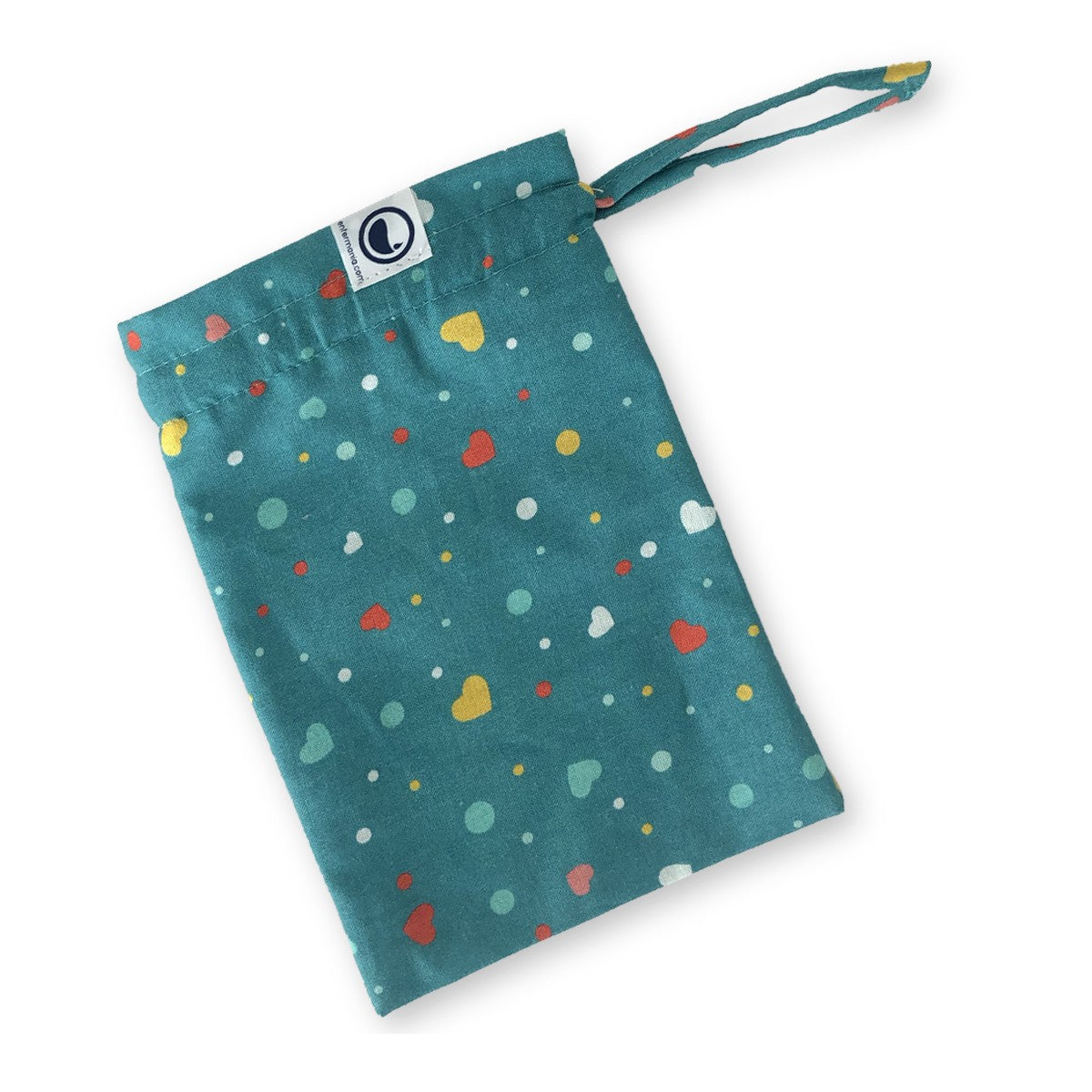 Enfermania Bolsa Porta Todo pochette coton Sanitarios aguamarina 12x18,5 cm