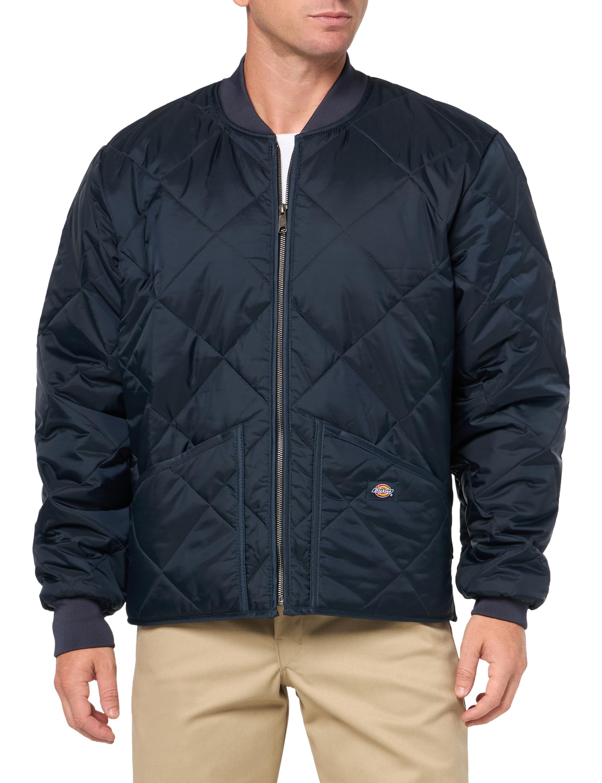 Dickies Diamond Quilted Jacket veste homme bleu marine imperméable