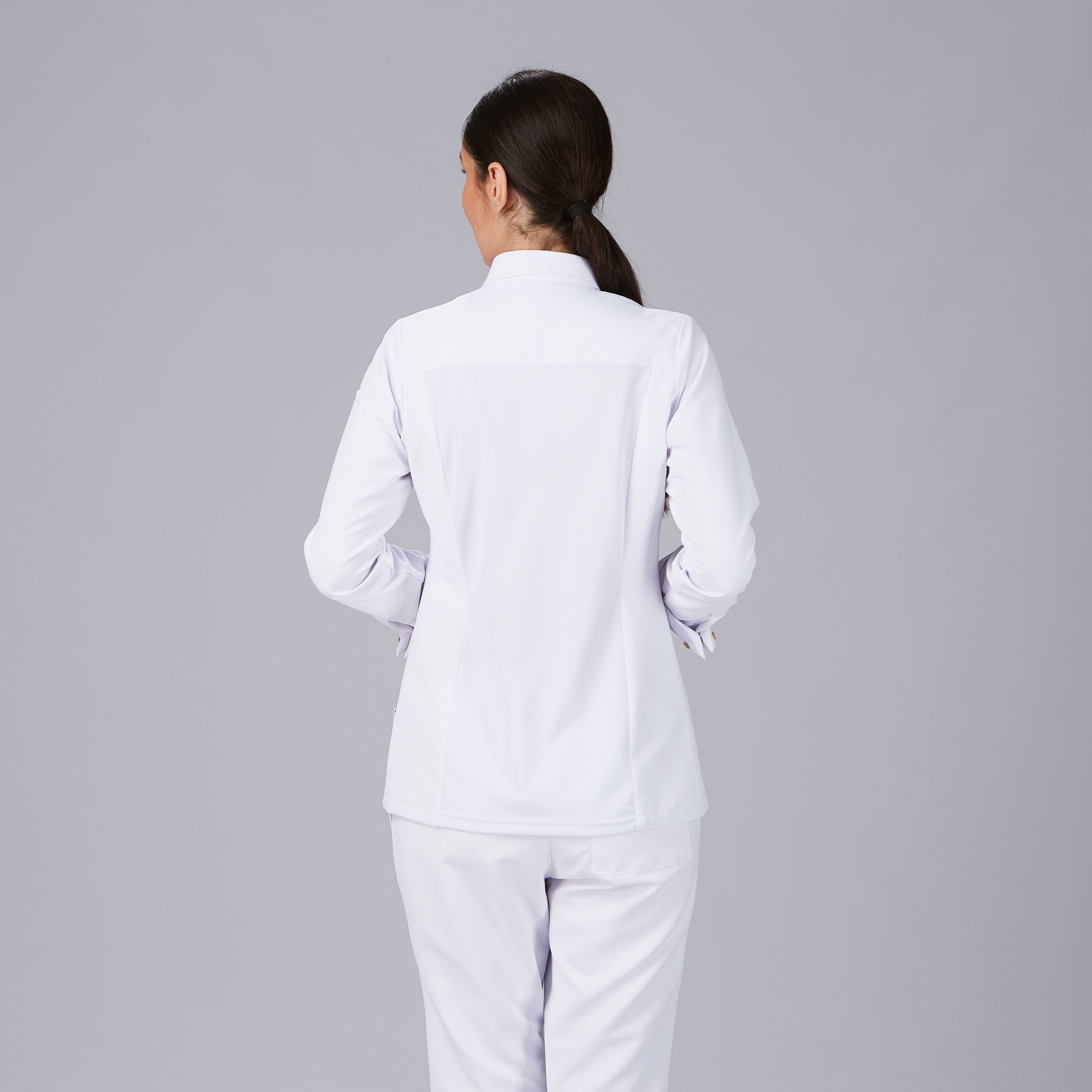 GARY'S Moral veste cuisine femme noire microfibre recyclée