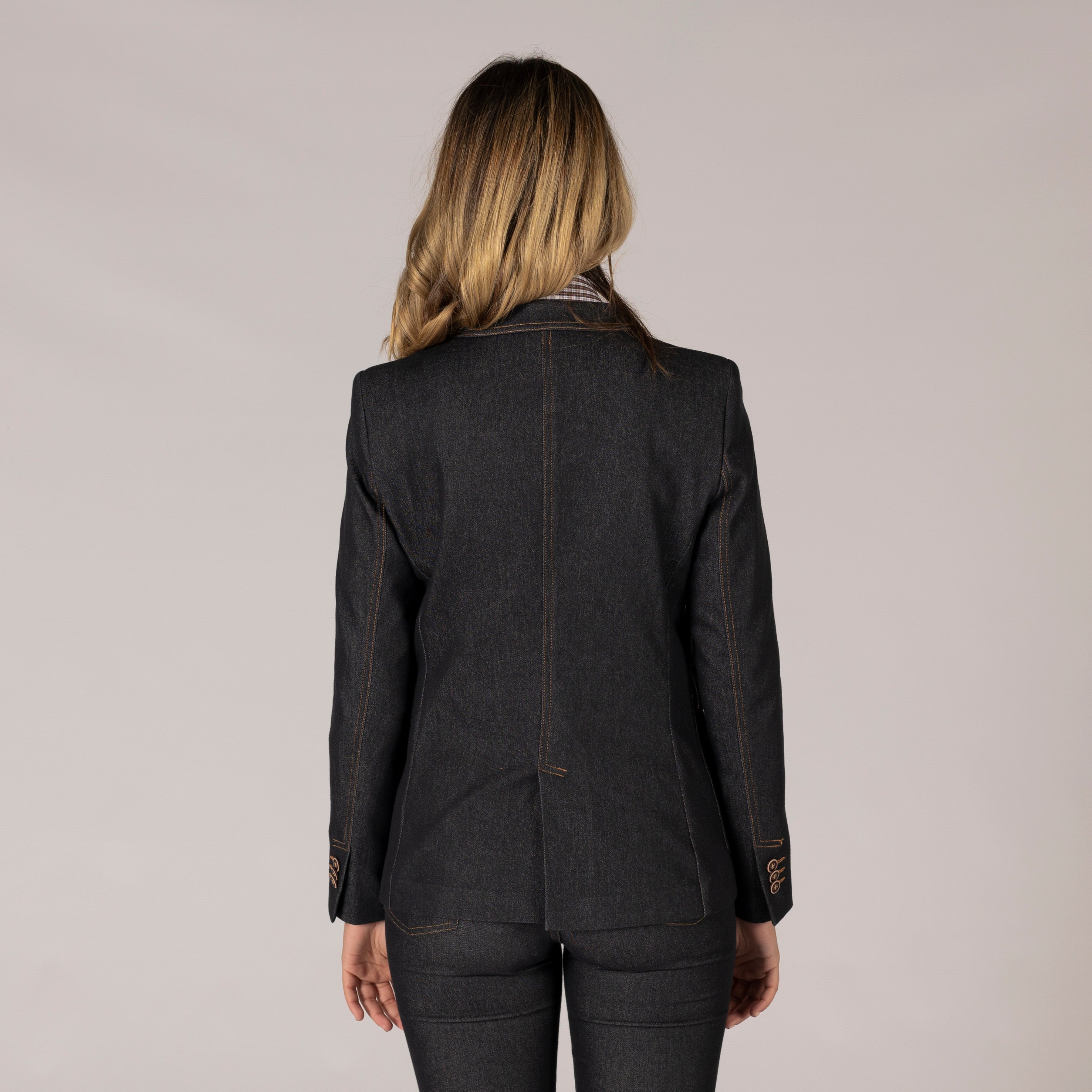 GARY'S Jackets blazer femme marine 1 bouton stretch Trender