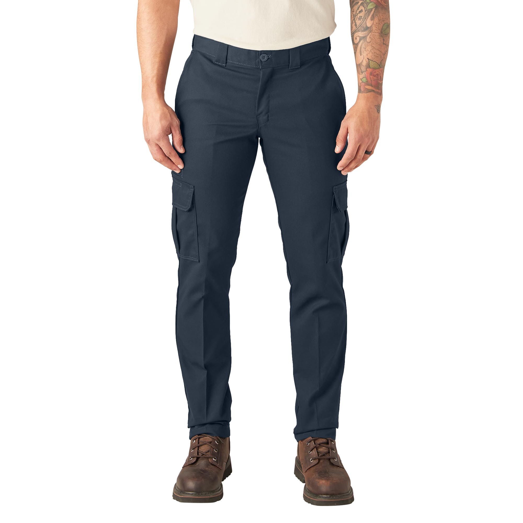 Dickies Slim cargo pantalon travail homme noir