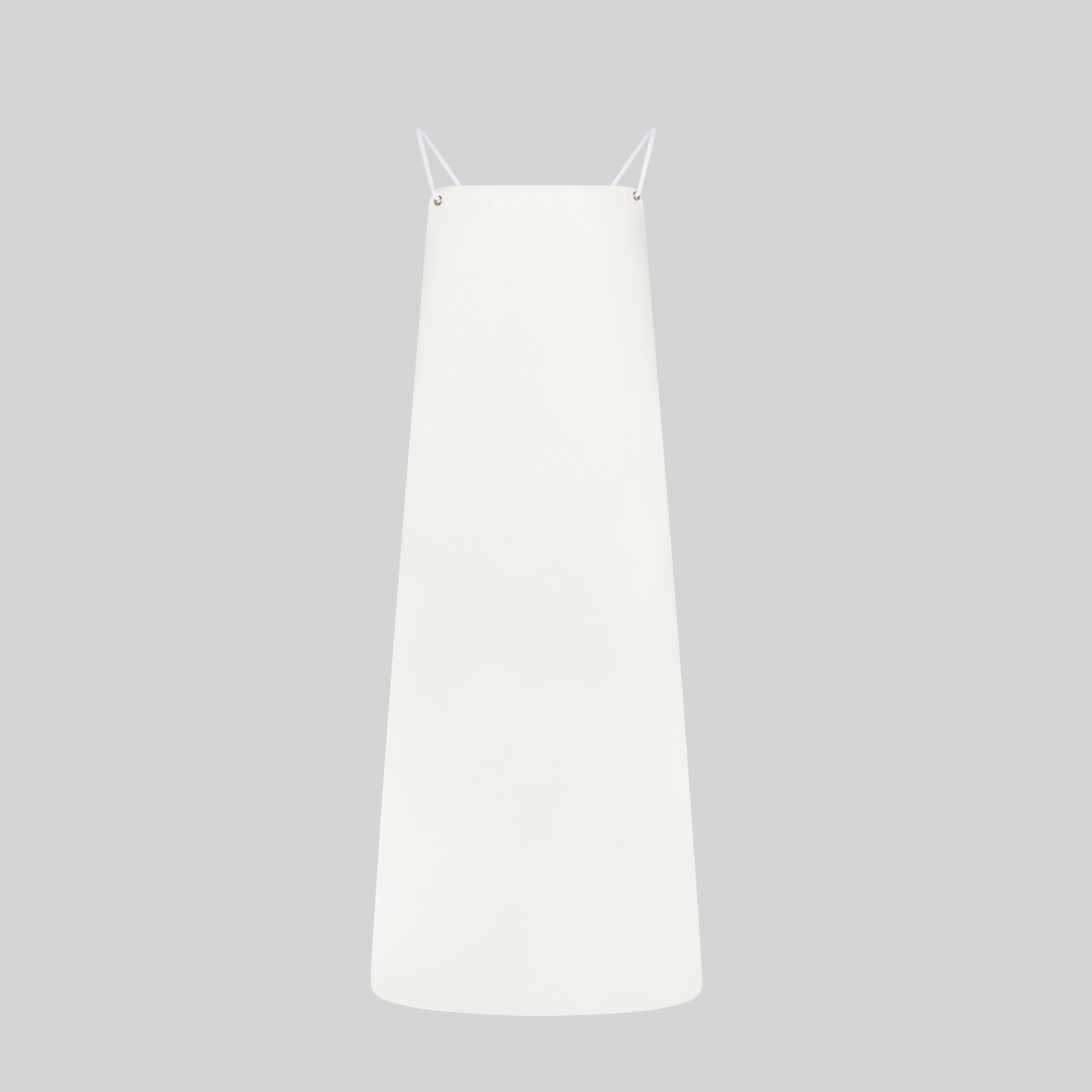 GARY'S tablier PVC rigide blanc 110x85 cm