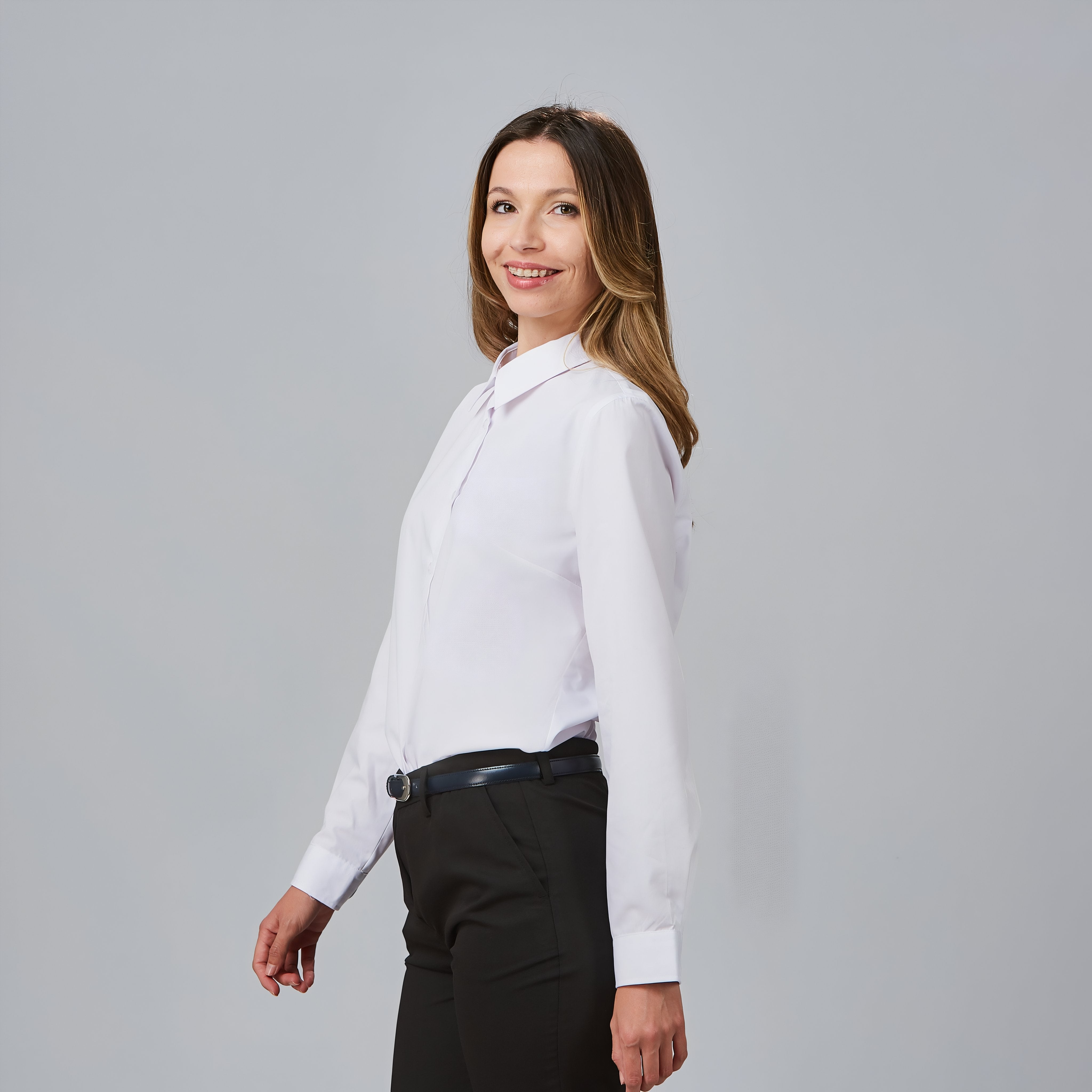 GARY'S Pop Chemise de travail femme noire manches longues