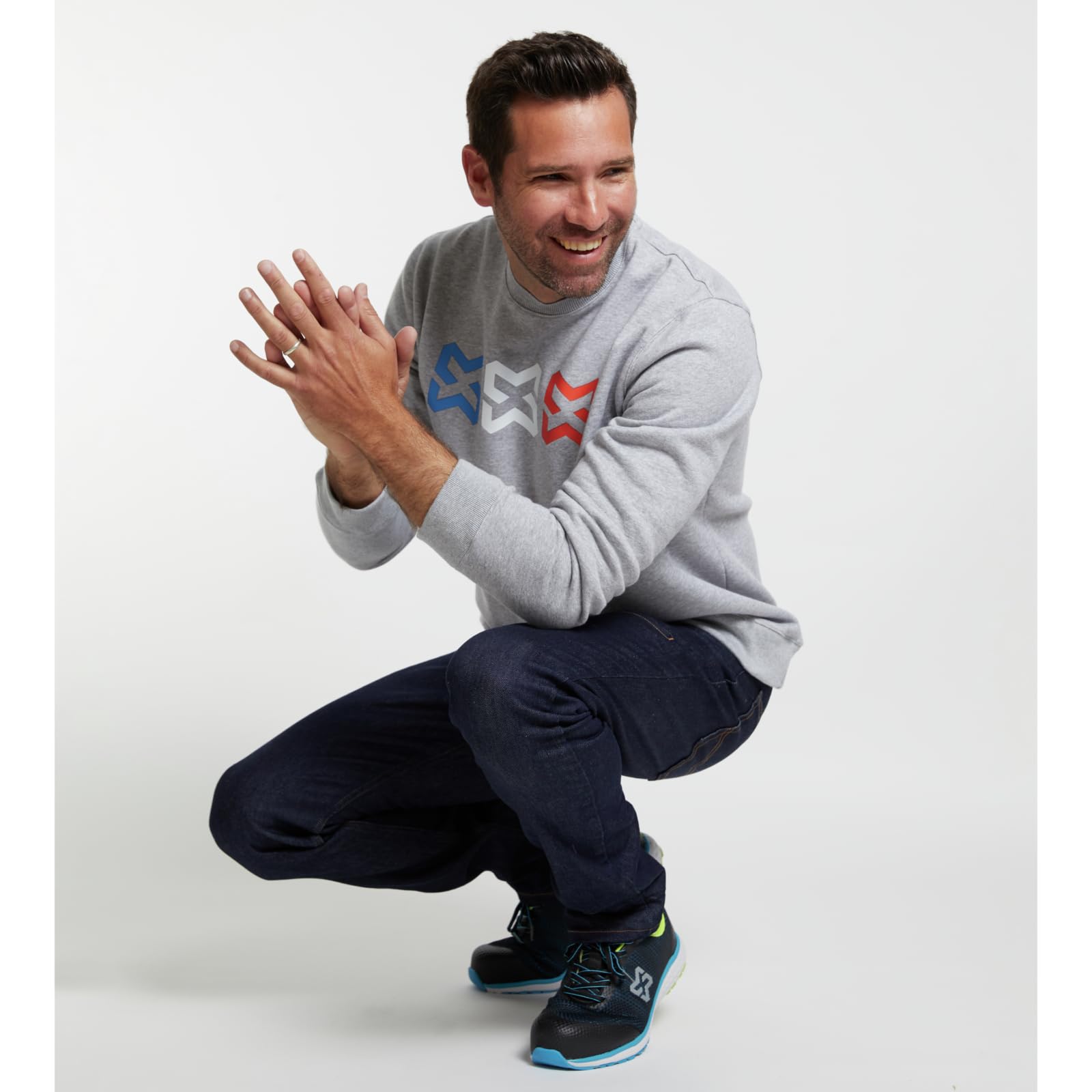 Würth MODYF Made in France sweat col rond gris S coton bio