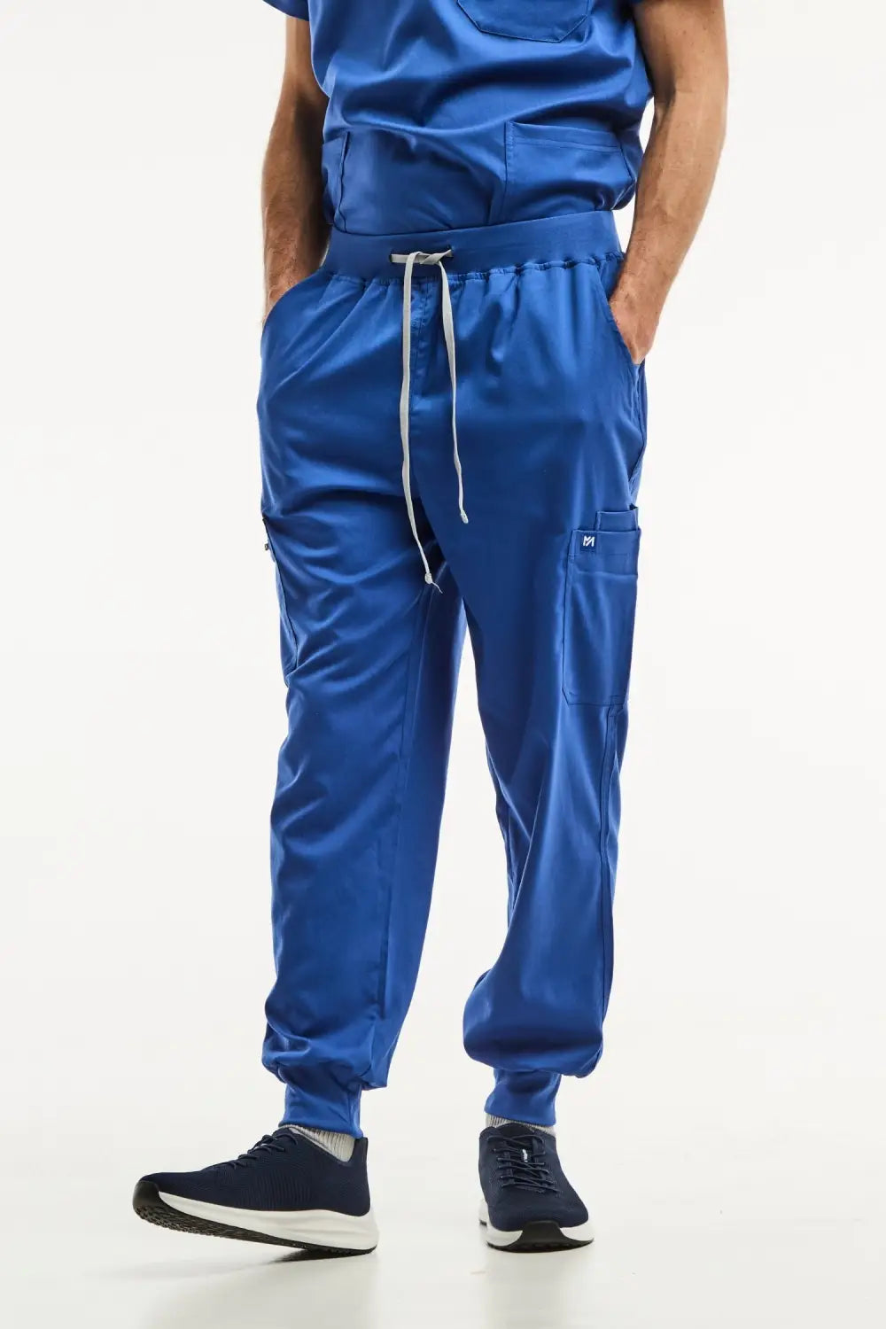 Aelin LUCA pantalon médical homme bleu roi jogger