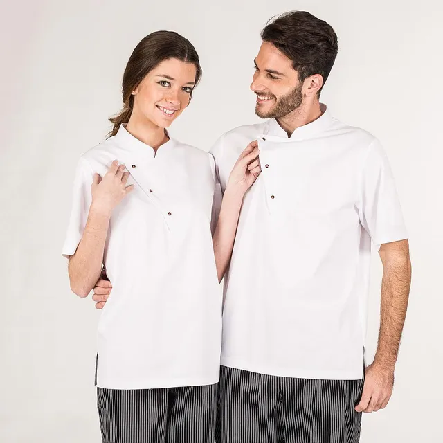 GARY'S Tanatos veste cuisine blanche M stretch