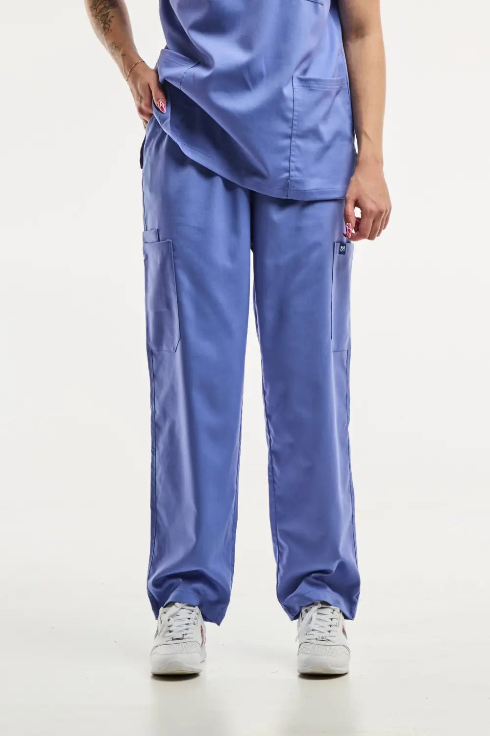 Aelin EMMA Pantalon médical femme bleu stretch