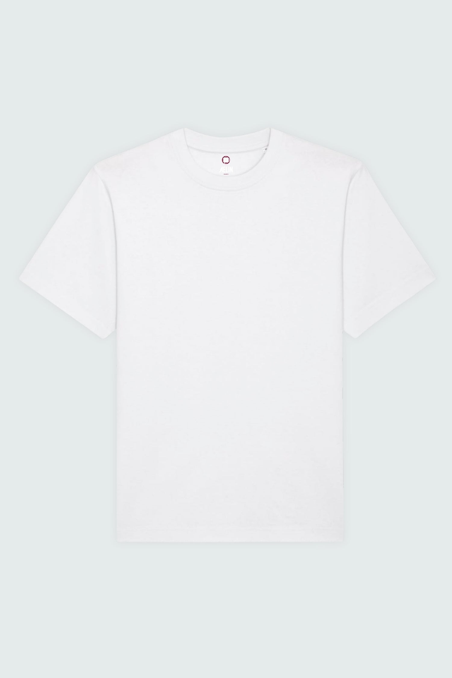 Aelin Slimfit NEW T-shirt heavy coton unisexe Noir motif