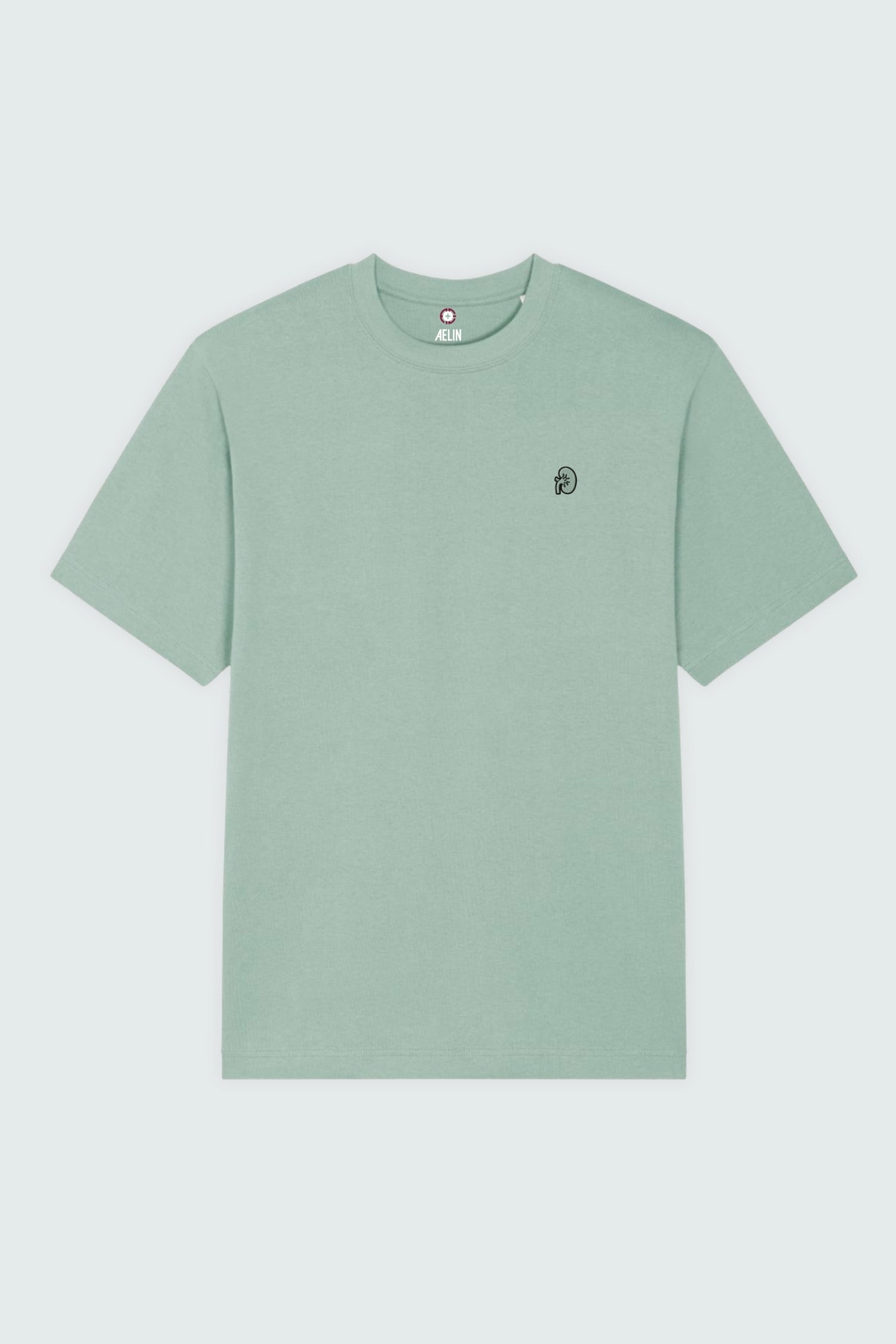 Aelin Slimfit NEW T-shirt néphrologie Noir - Tee-shirt coton unisexe