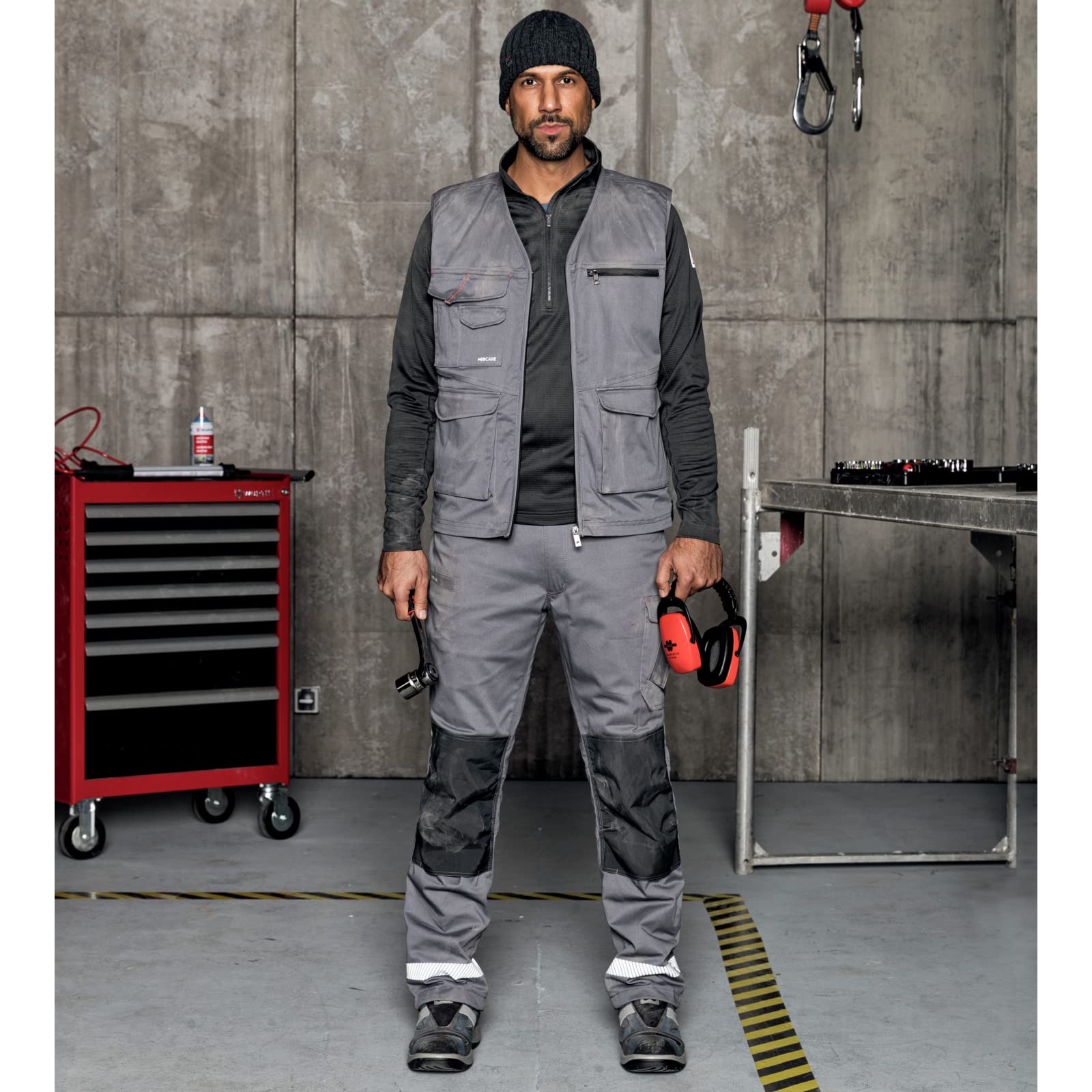 Würth MODYF Stretch X gilet de travail gris sans manches