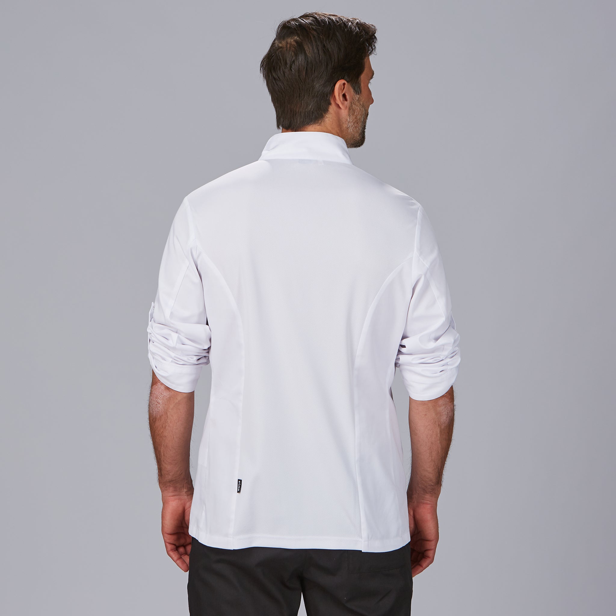 Gary's Andreu veste cuisine homme noire manches longues