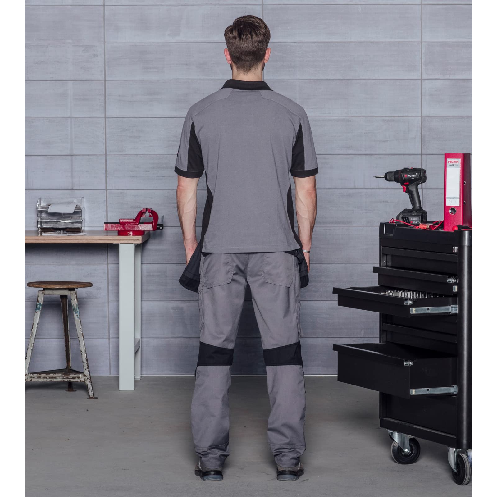 Würth MODYF Cetus polo travail gris anti-UV