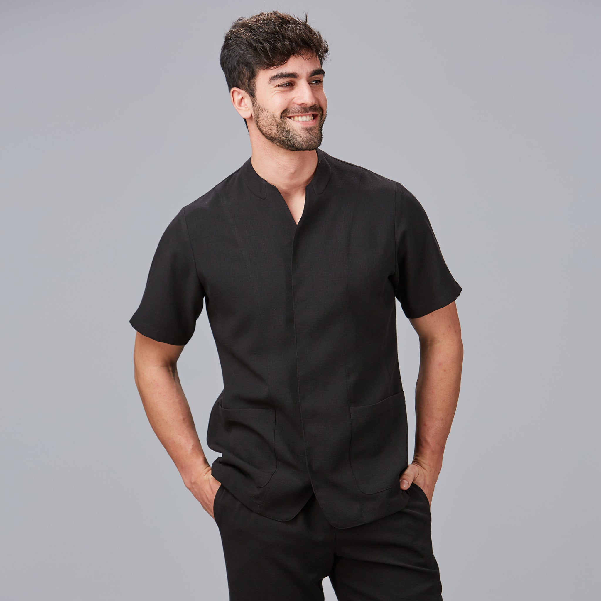 Gary's Jackets veste coiffure noir M manches courtes