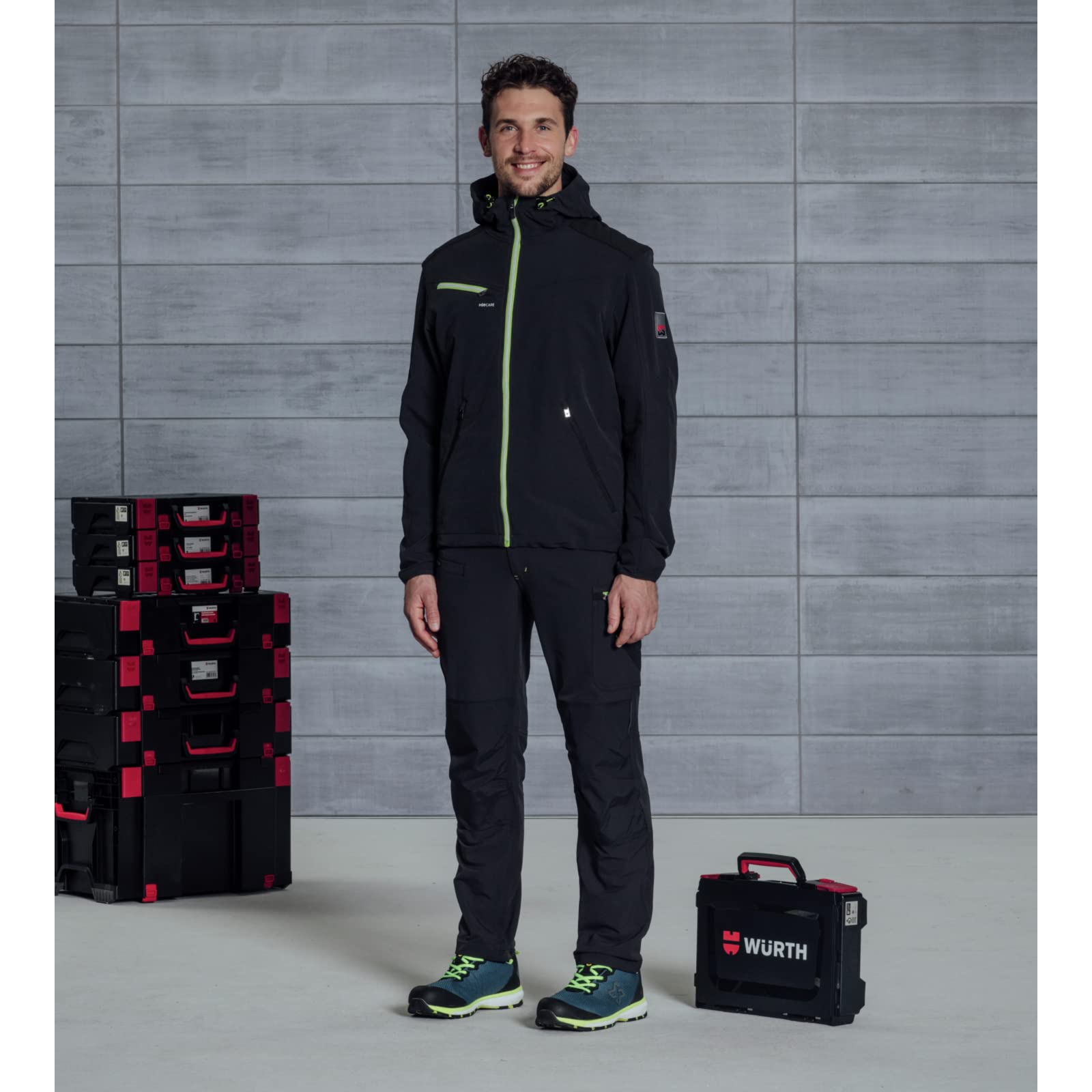 Würth MODYF Stretch Evolution softshell anthracite lime M
