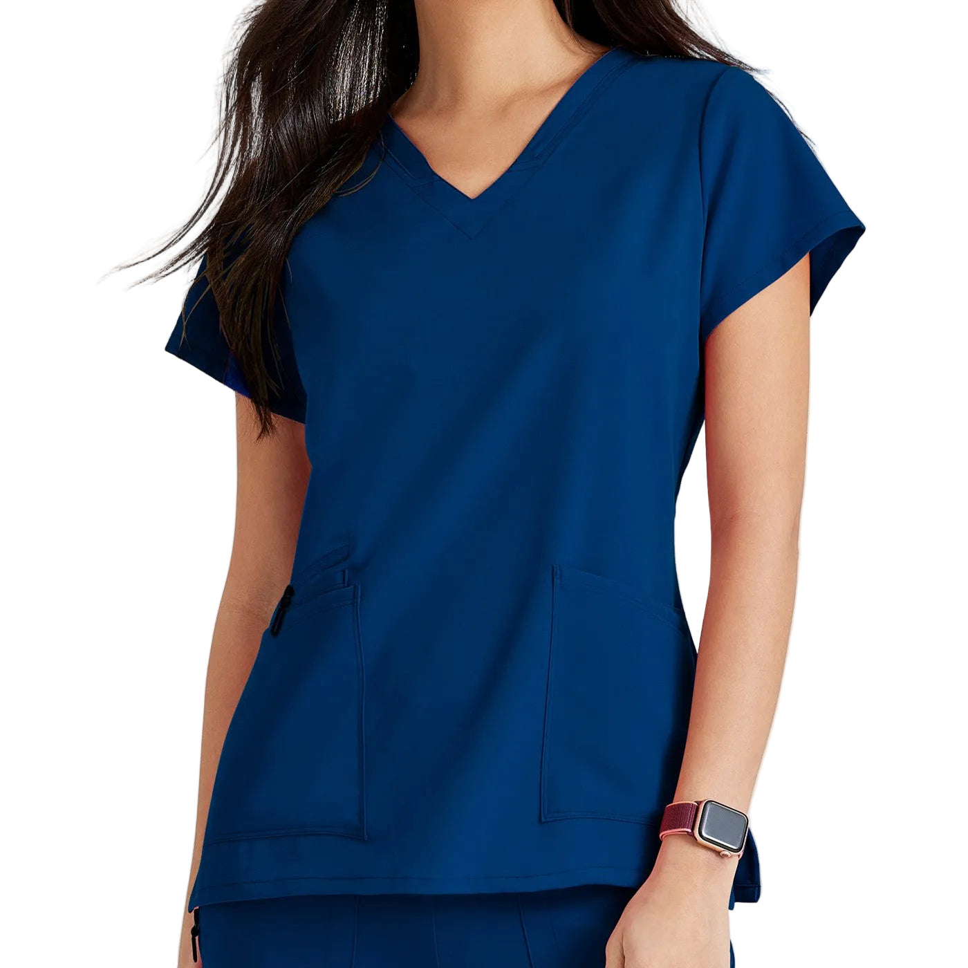 Grey’s Anatomy blouse femme Luxe360 col V 4 poches