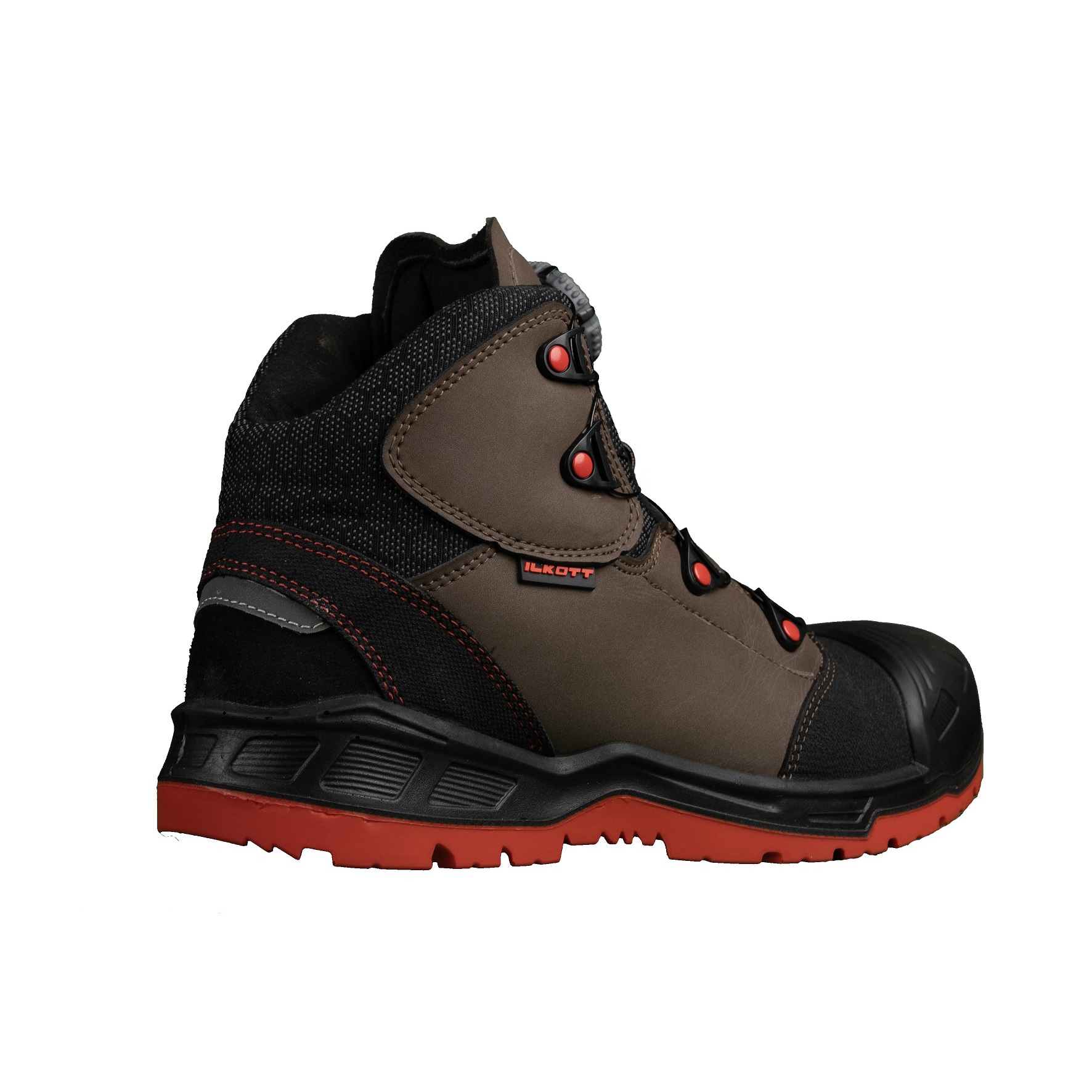 ILKOTT Modèle G chaussure sécurité Mid marron nubuck