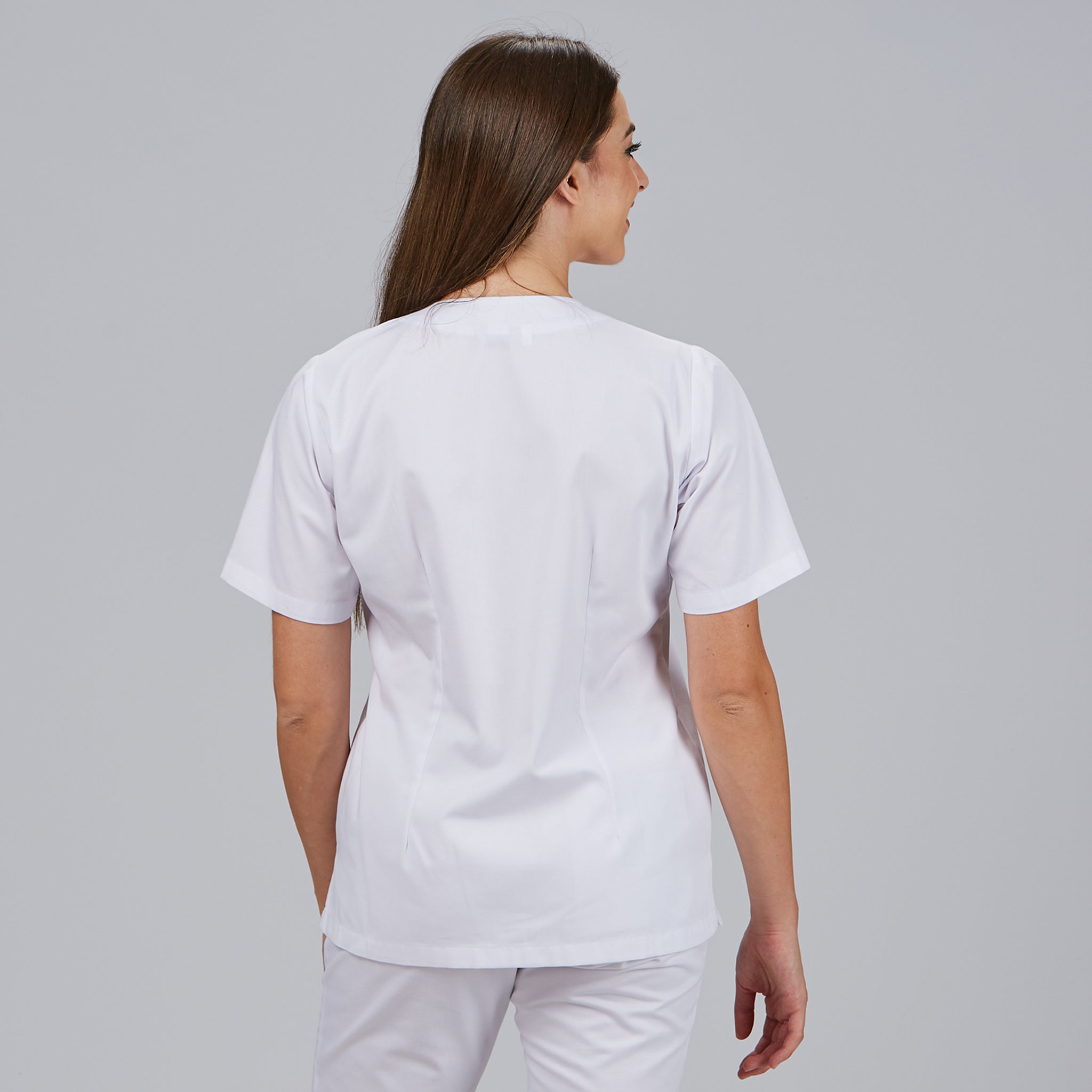Gary's Blouses blouse médicale femme blanche manches courtes