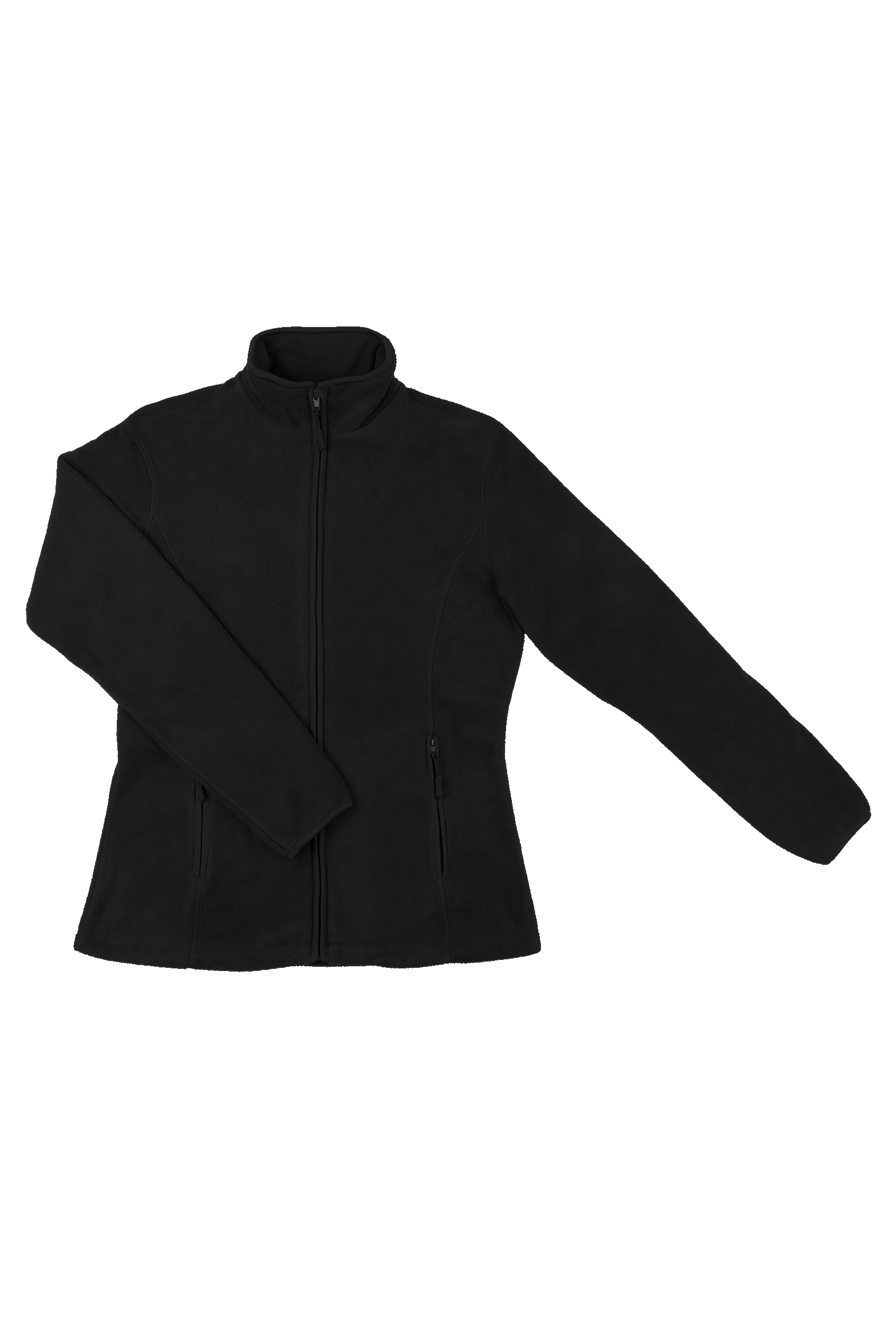 Enfermania Ropa Veterinario veste polaire femme noire brodée