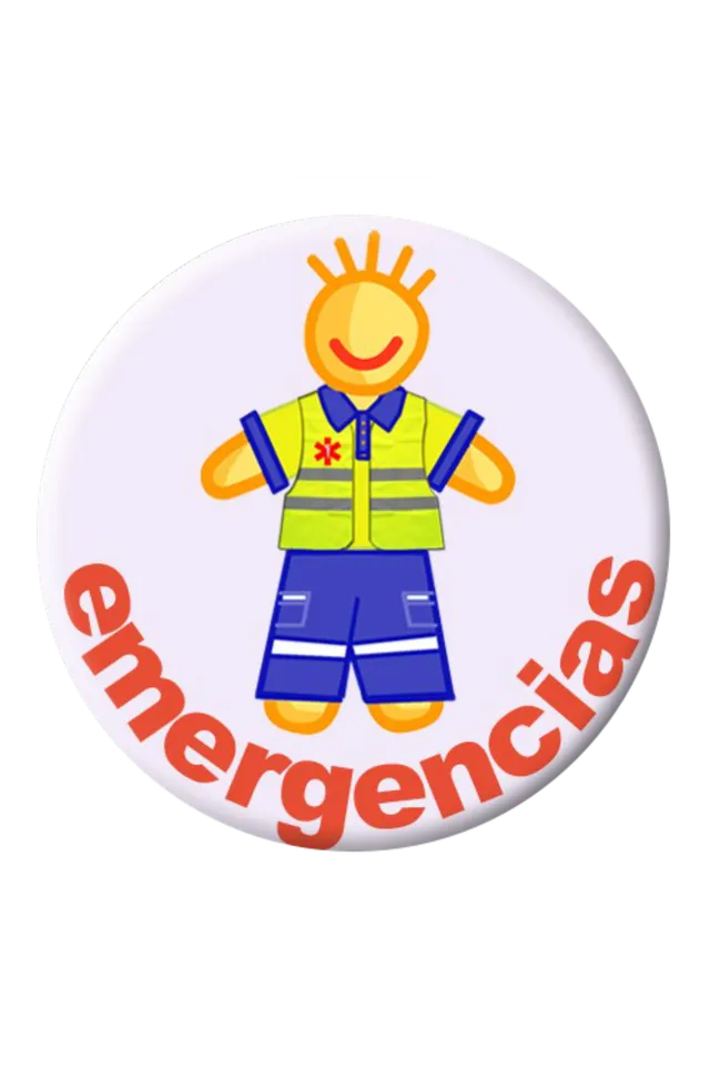 Enfermania Regalos Chapa Emergencias badge garçon 38 mm