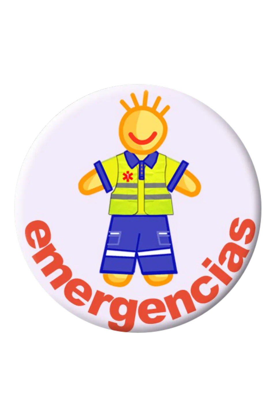 Enfermania Regalos Chapa Emergencias badge garçon 38 mm