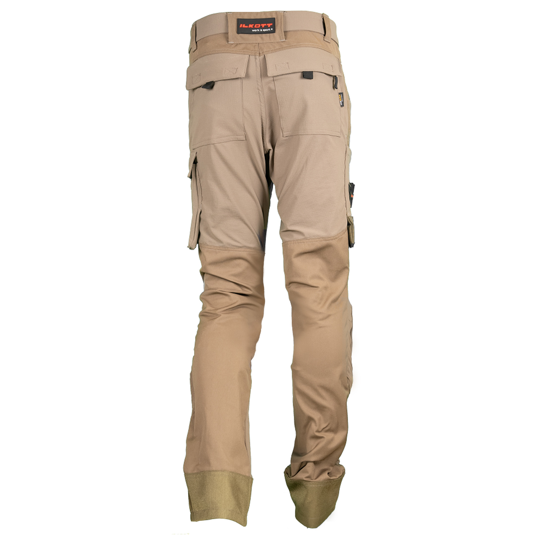 ILKOTT PY55 pantalon travail 4 saisons ultra-ergonomique havane