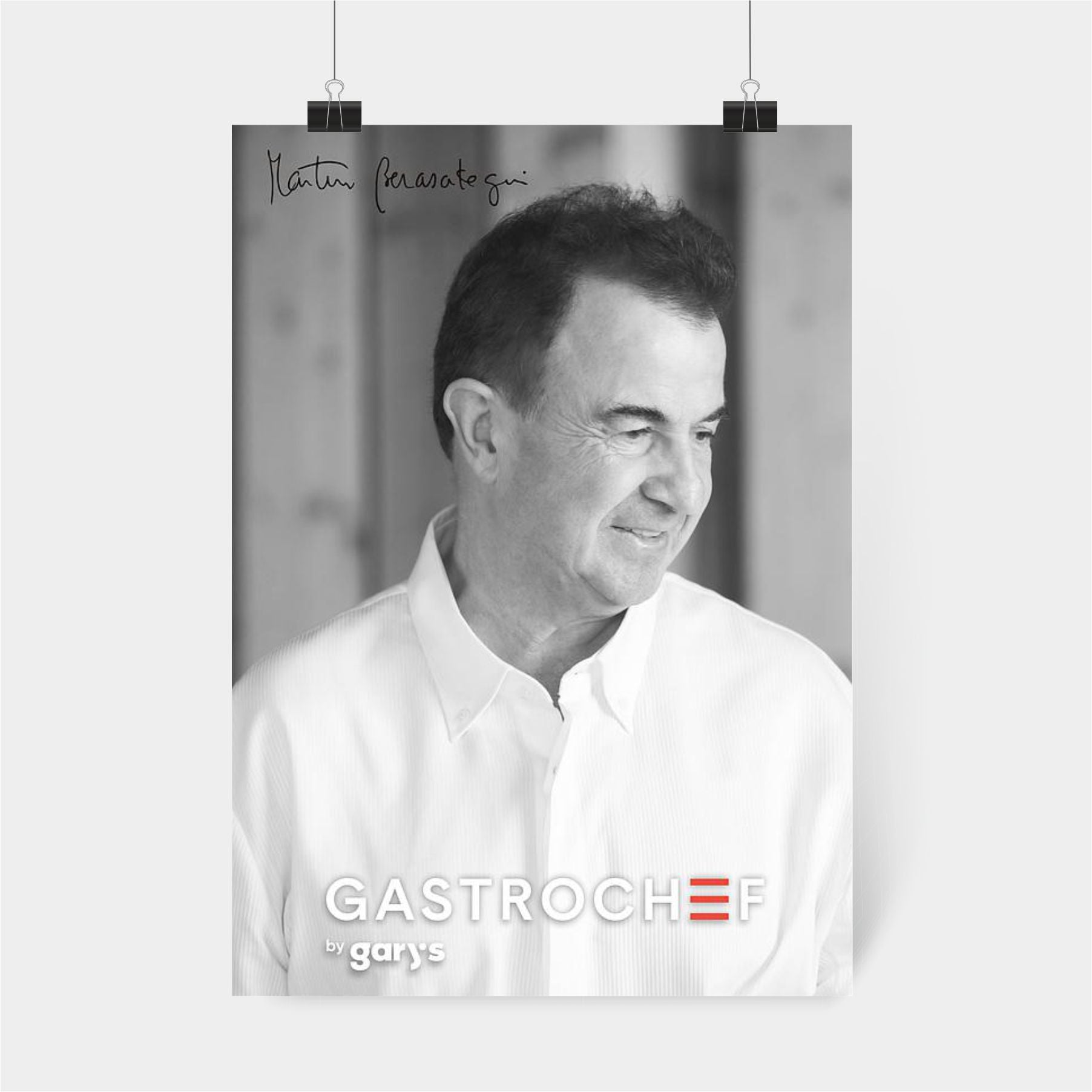 GARY'S Gastrochef Poster MARTIN BERASATEGUI Affiche A2