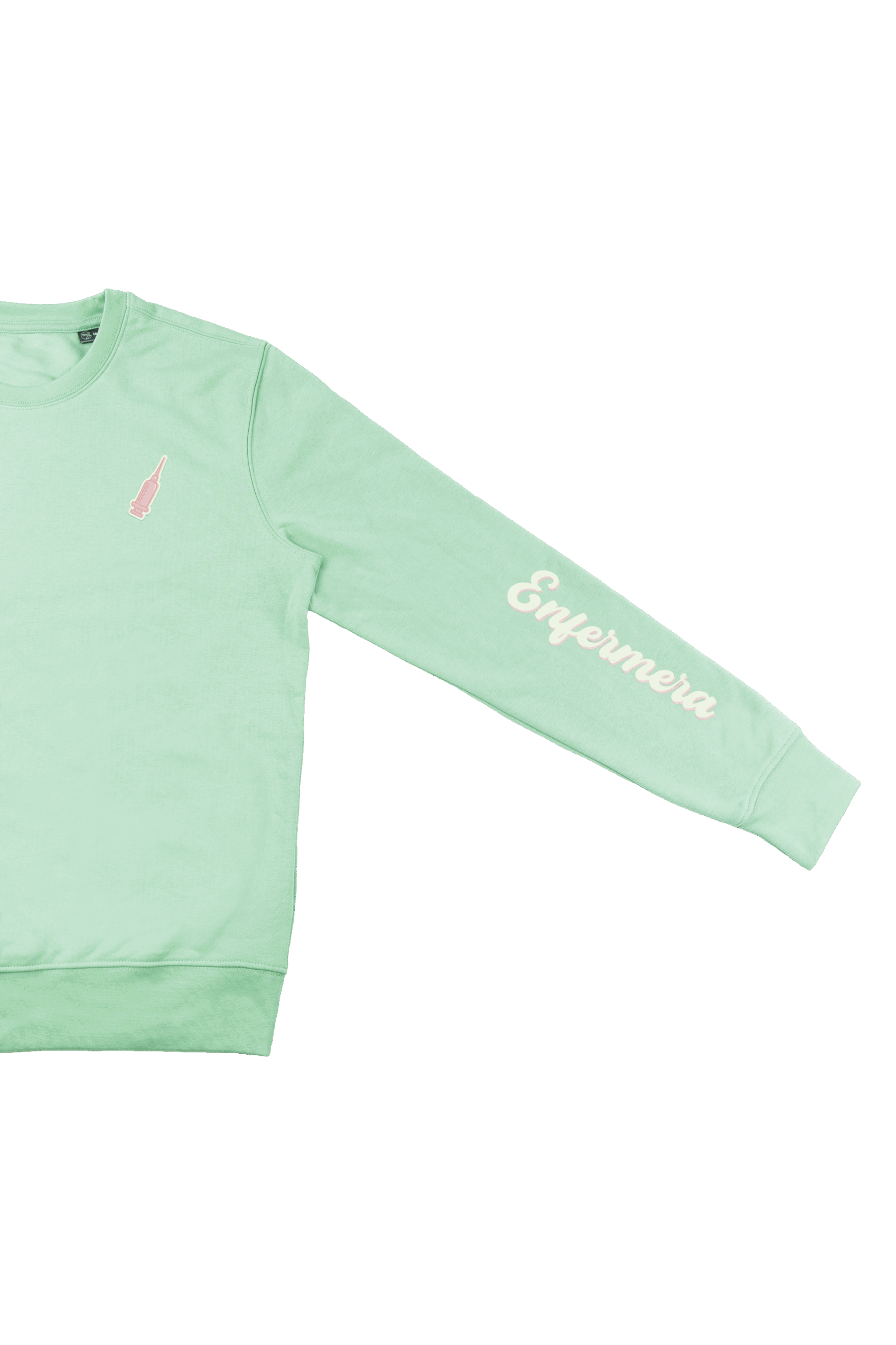 Enfermania Ropa sweat menthe imprimé S personnalisable