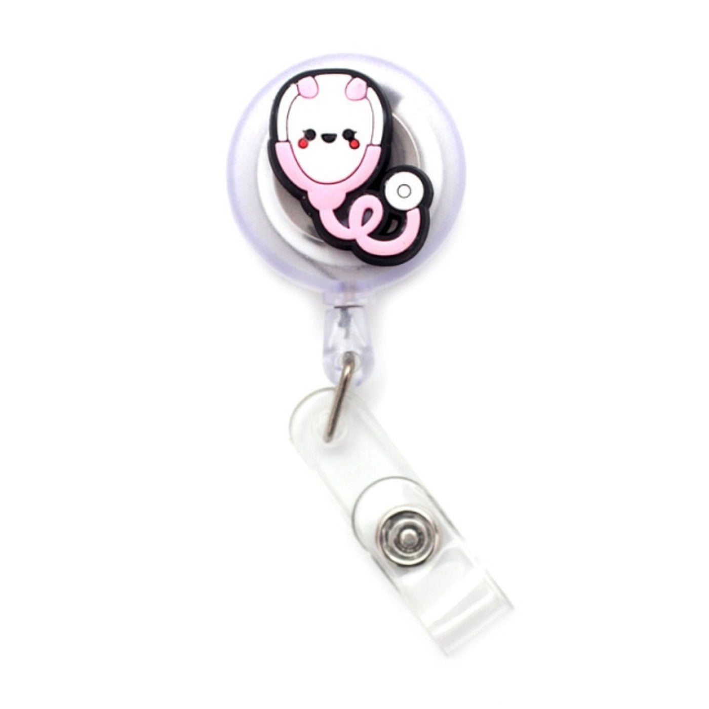 Enfermania Accesorios porte-badge rétractable stéthoscope 60 cm