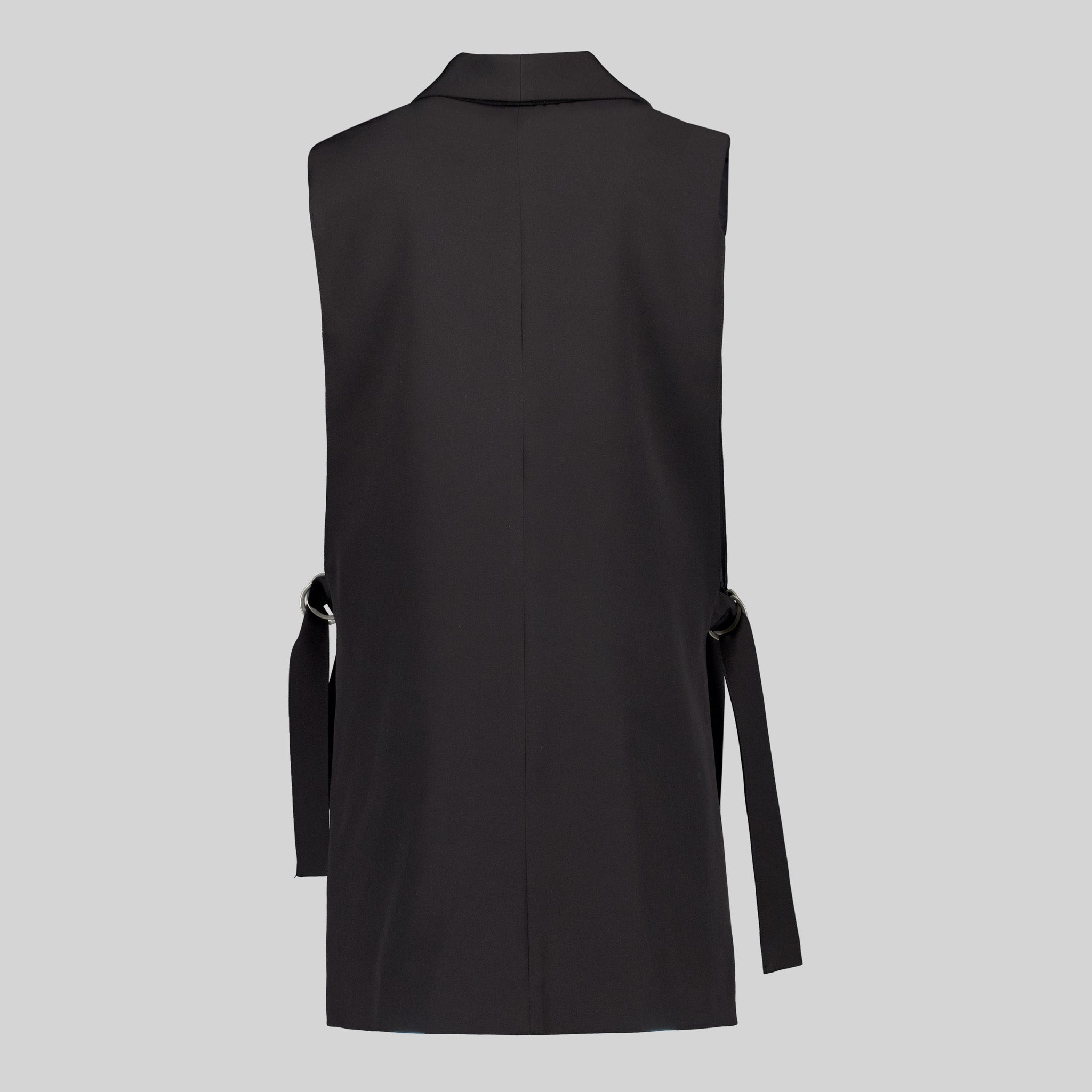 Gary's Morera gilet femme noir col smoking