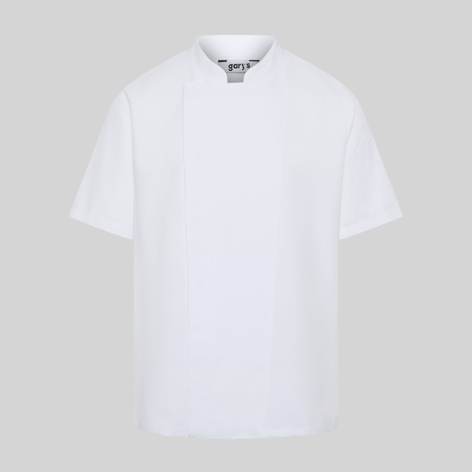 Gary's veste cuisine Rivera homme blanche manches courtes