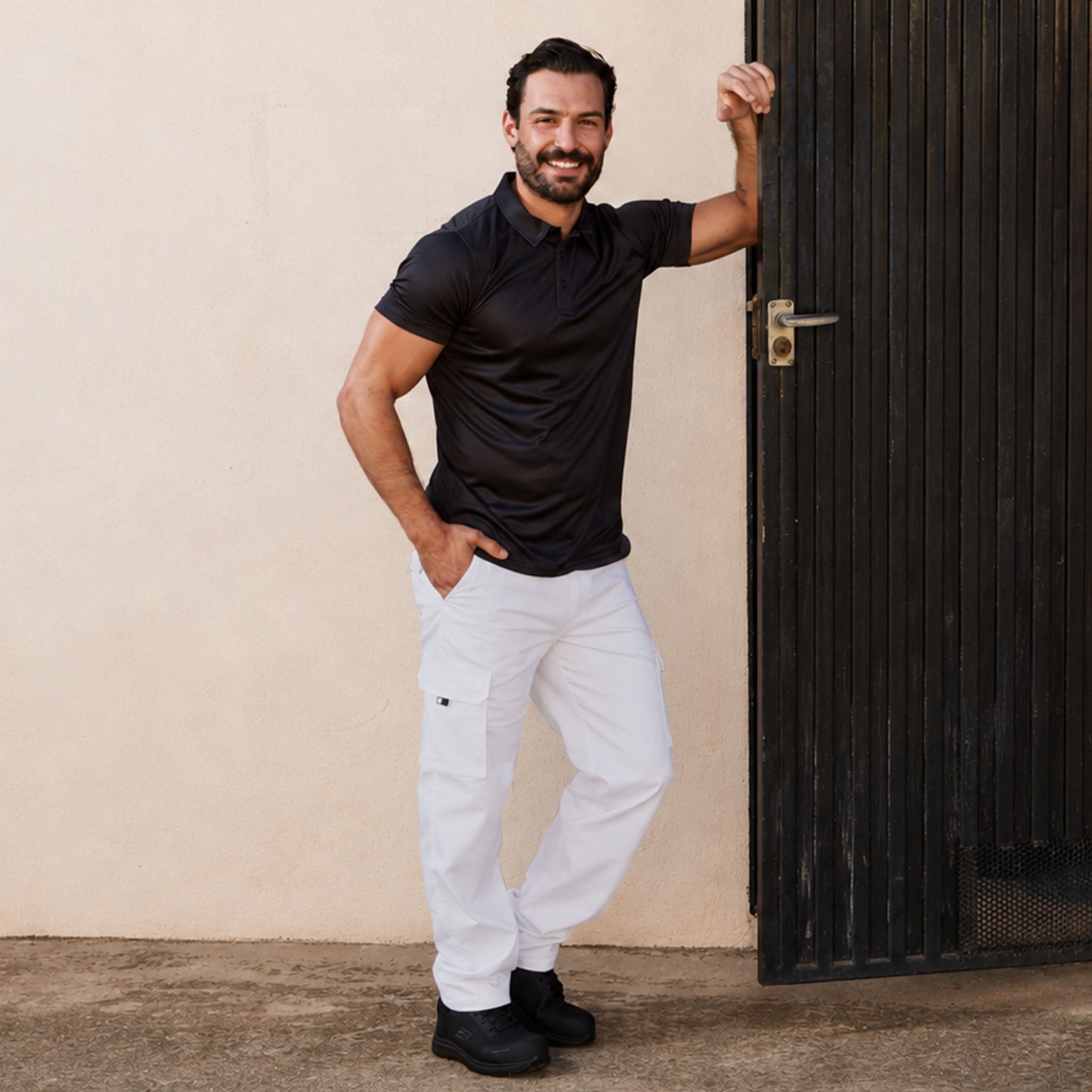 GARY'S Gamo pantalon travail unisexe noir multipoche