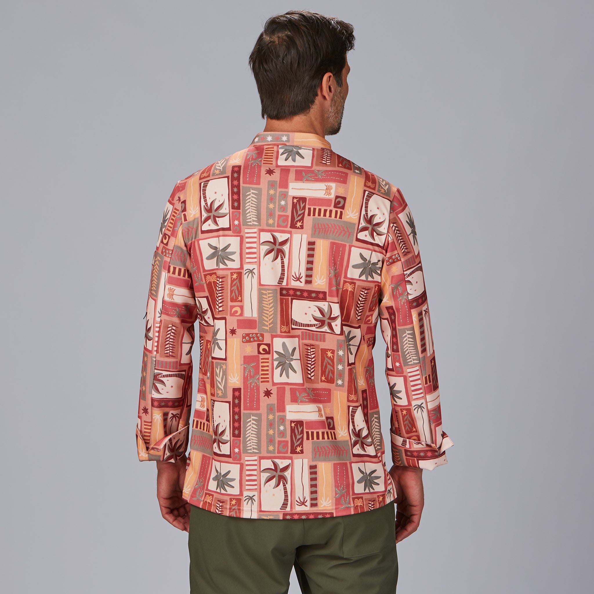 Gary's Vazquez veste de cuisine imprimé Alcachofa coton bio