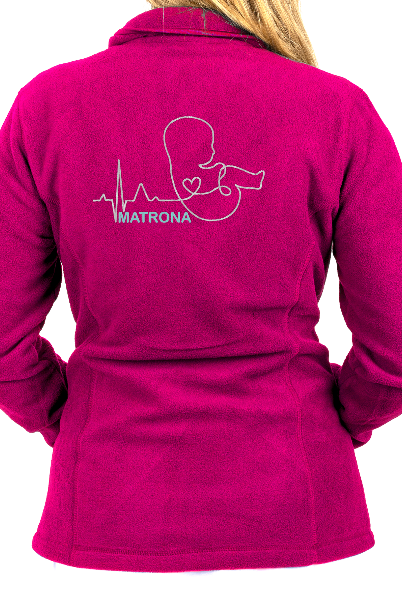 Enfermania Matrona veste polaire médicale femme fuchsia M