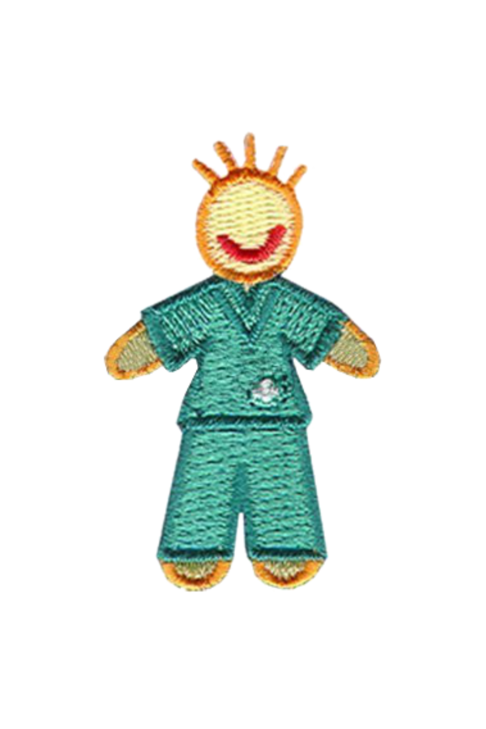 Enfermania Regalos patch garçon vert thermocollant 50mm