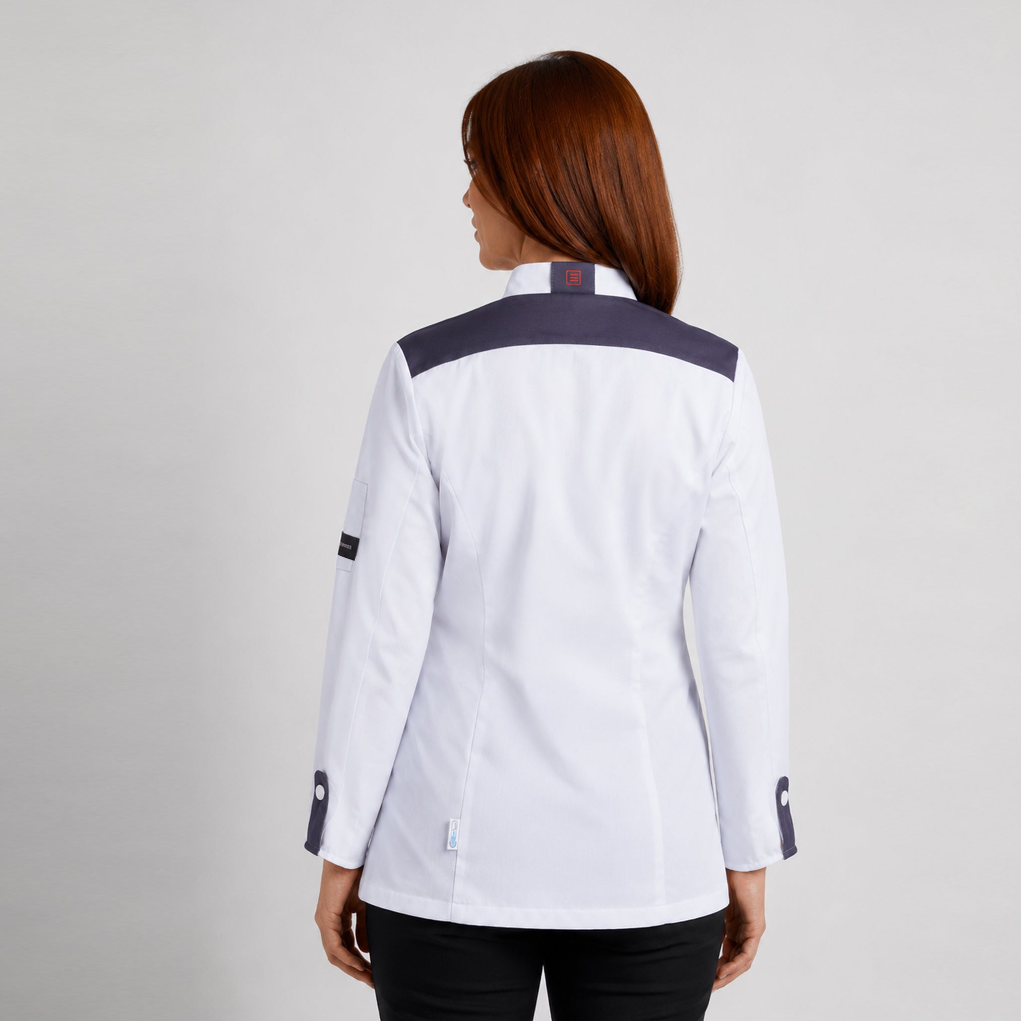 GARY'S Artemisa veste de cuisine blanche manches longues