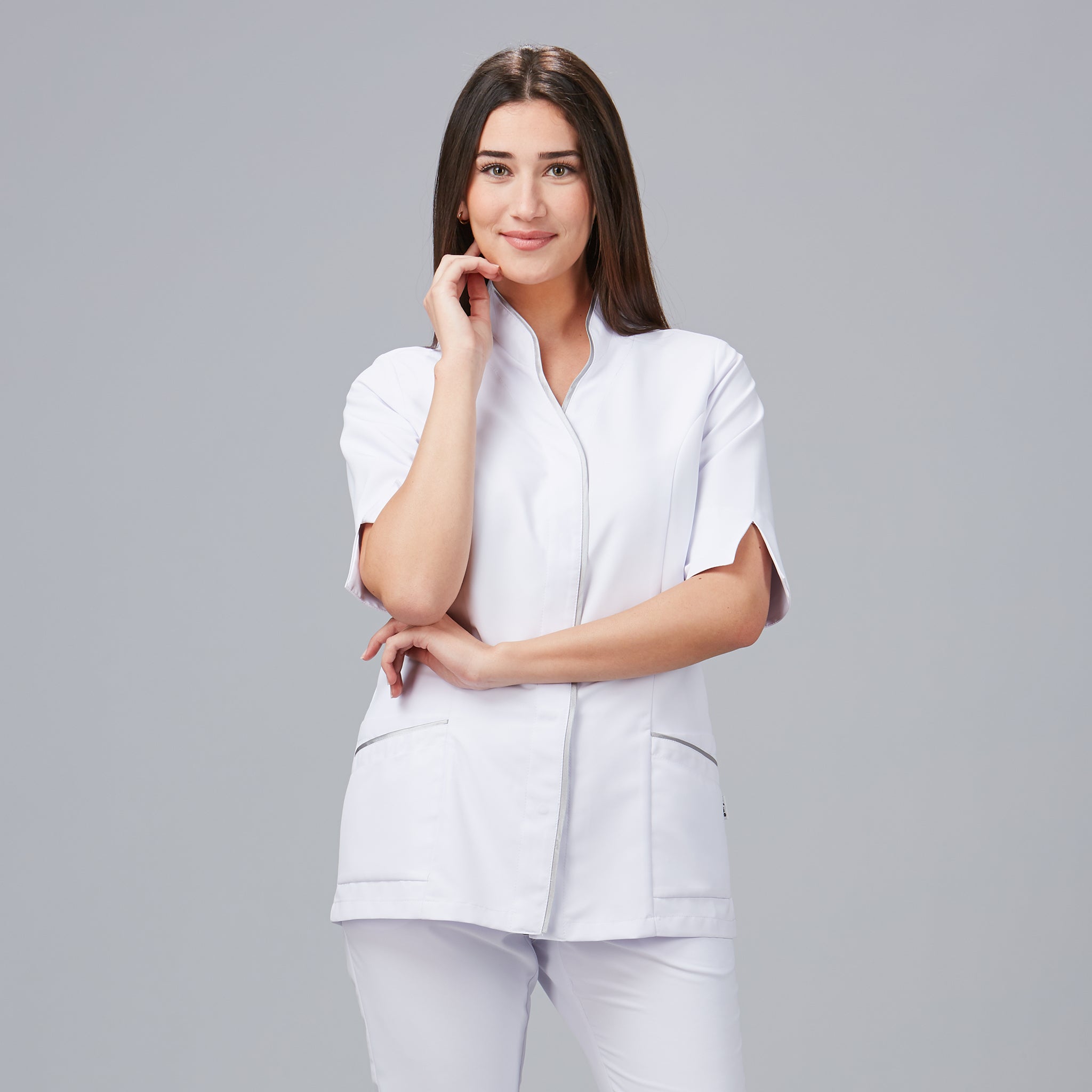 GARY'S Cuba blouse médicale femme noire microfibre