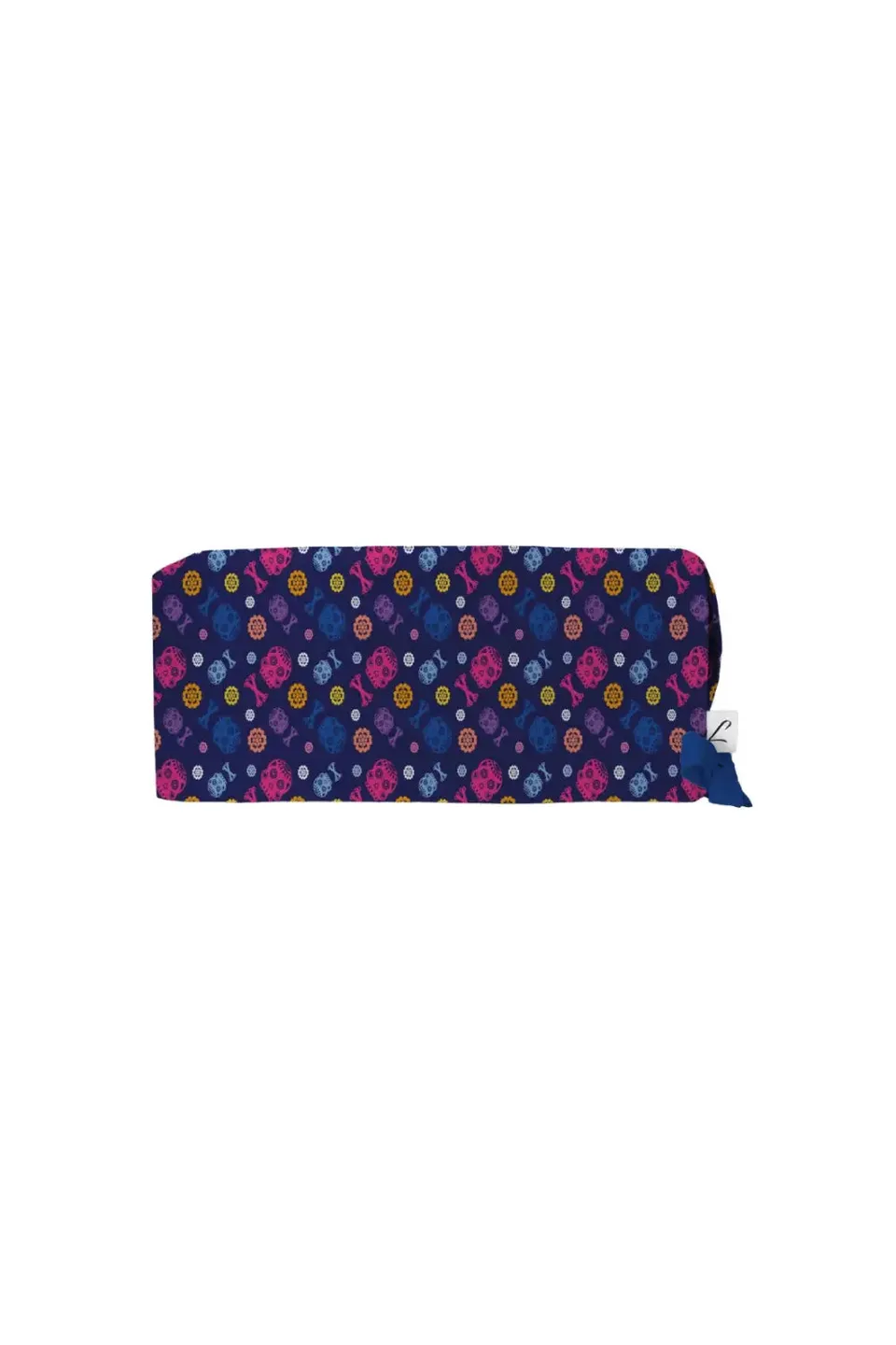 Aelin Paris calot médical bleu marine squelette polyester