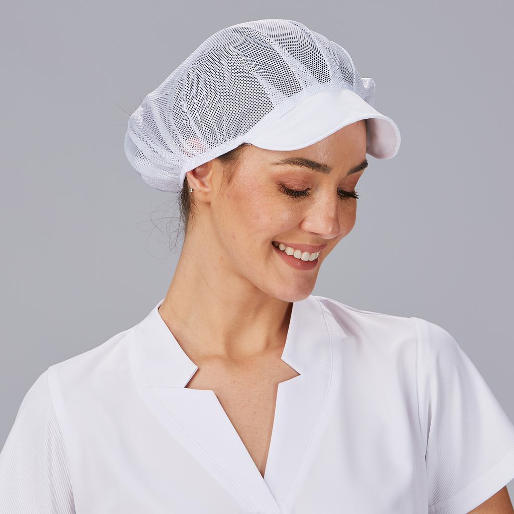 GARY'S Maxi casquette cuisine blanche filet lot 10