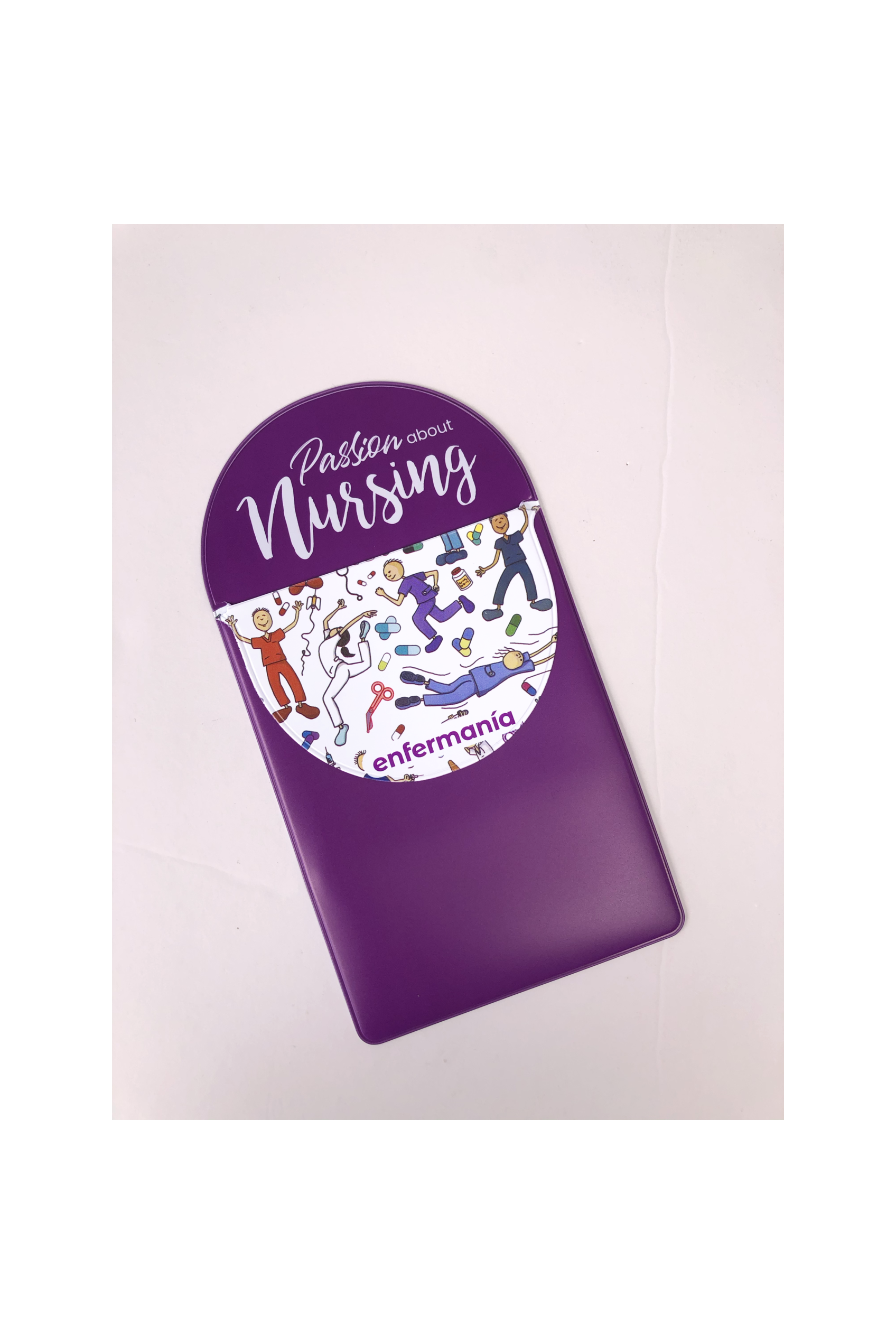 Enfermania Revolutum protège-poche blouse violet plastique