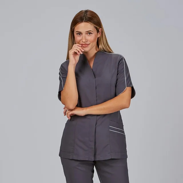 Gary's Arancha blouse médicale blanche antibactérienne